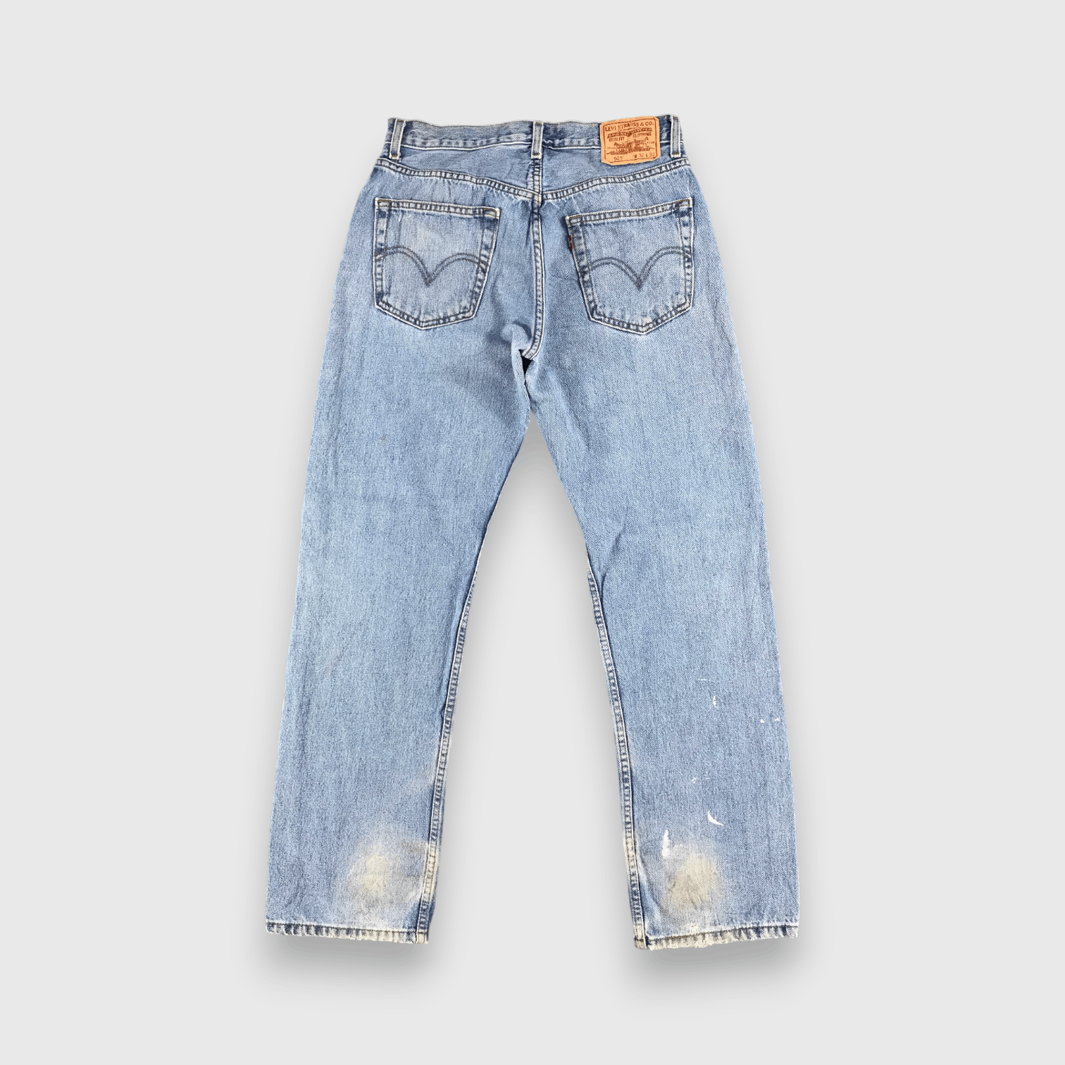 Levi's Blue Wash Vintage Levis 505 Jeans-J1136 Size US 31 - 2 Thumbnail