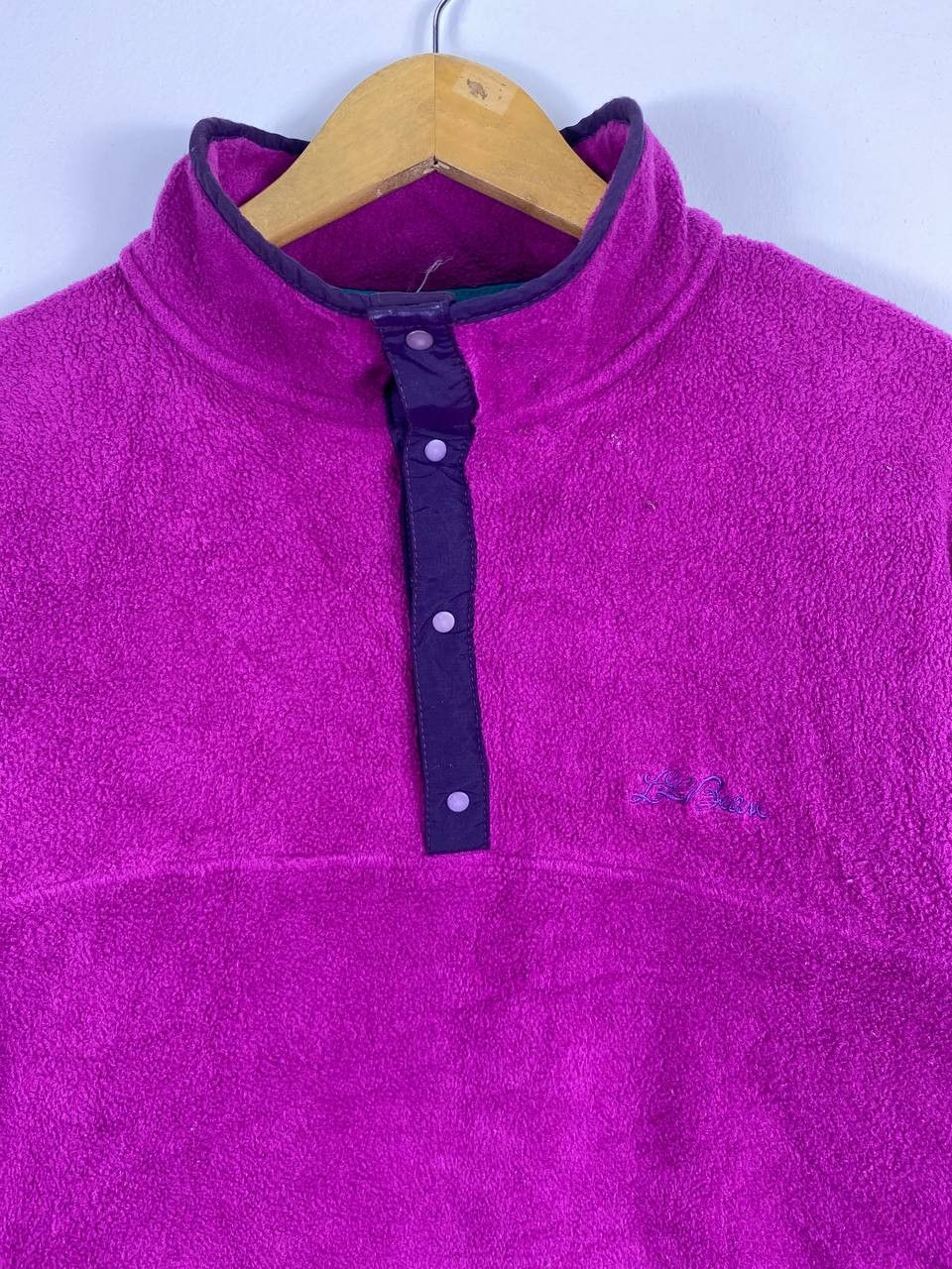 L.L. Bean vintage ll bean anorak half button fleec jacket nice design Size US L / EU 52-54 / 3 - 2 Thumbnail