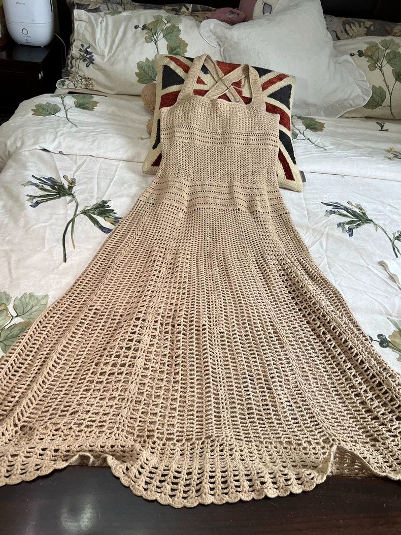 Loro Piana LORO PIANA Hooked lace dress Size L / US 10 / IT 46 - 7 Thumbnail