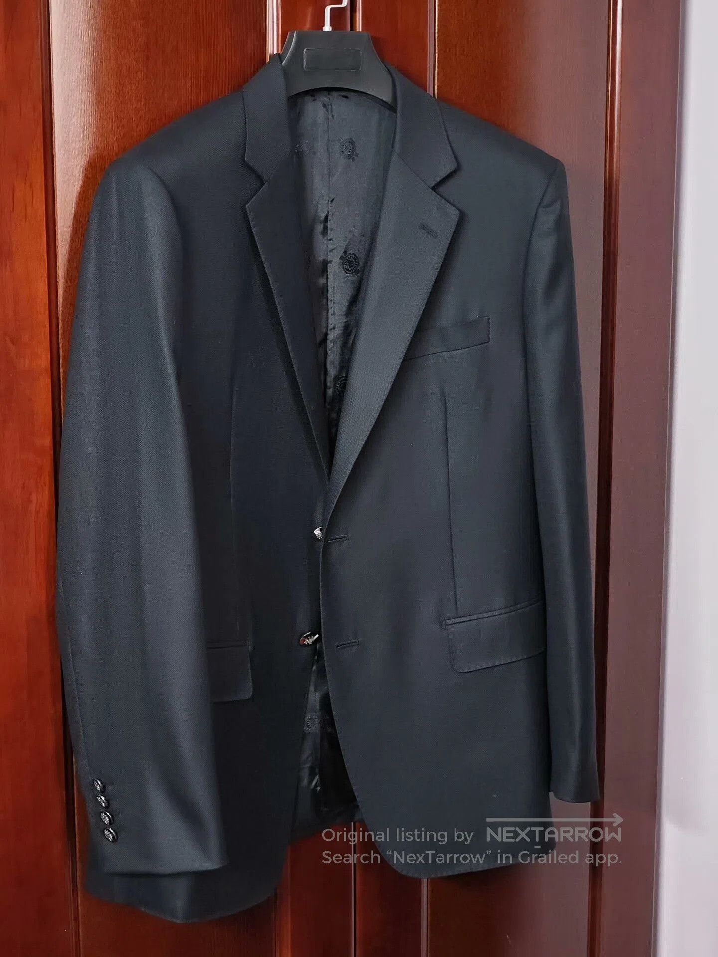 Ermenegildo Zegna Custom Zegna Black Wool Suit. Size US M / EU 48-50 / 2 - 1 Thumbnail