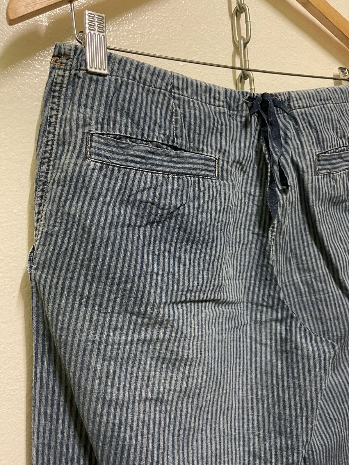 45rpm × Japanese Brand 45RPM Striped Navy Pants Japan Size 30" / US 8 / IT 44 - 9 Thumbnail