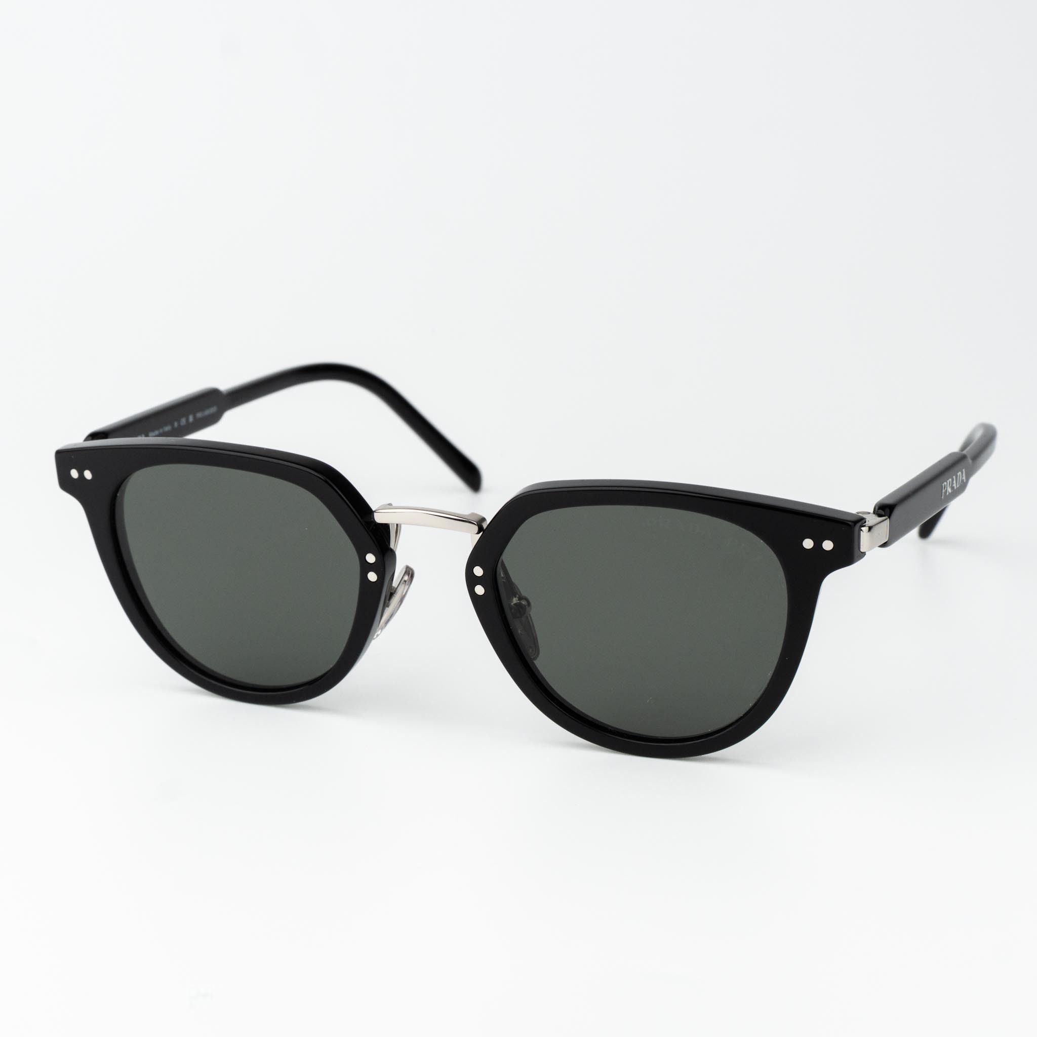 Prada Prada Men Sunglasses Oval PR17YS 1AB03R BRAND NEW Size ONE SIZE - 1 Thumbnail