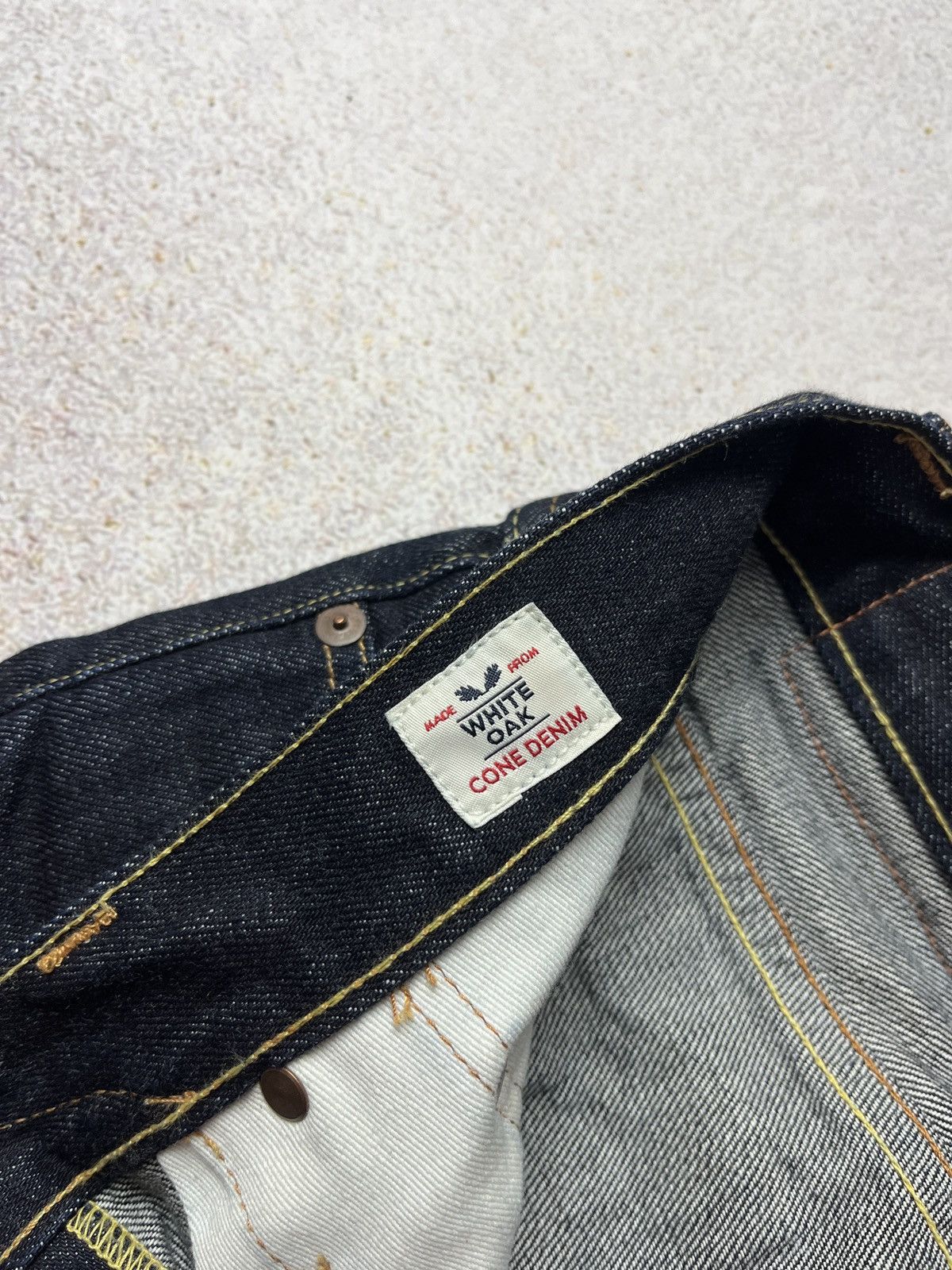 Tellason Tellason White Oak Cone Denim Slim Straight Selvedge Jeans Size US 28 / EU 44 - 9 Thumbnail