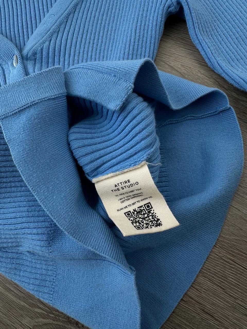 Japanese Brand × Vintage Vintage Knitwear The Studio Blue Cardigan Sweater Size S / US 4 / IT 40 - 10 Thumbnail