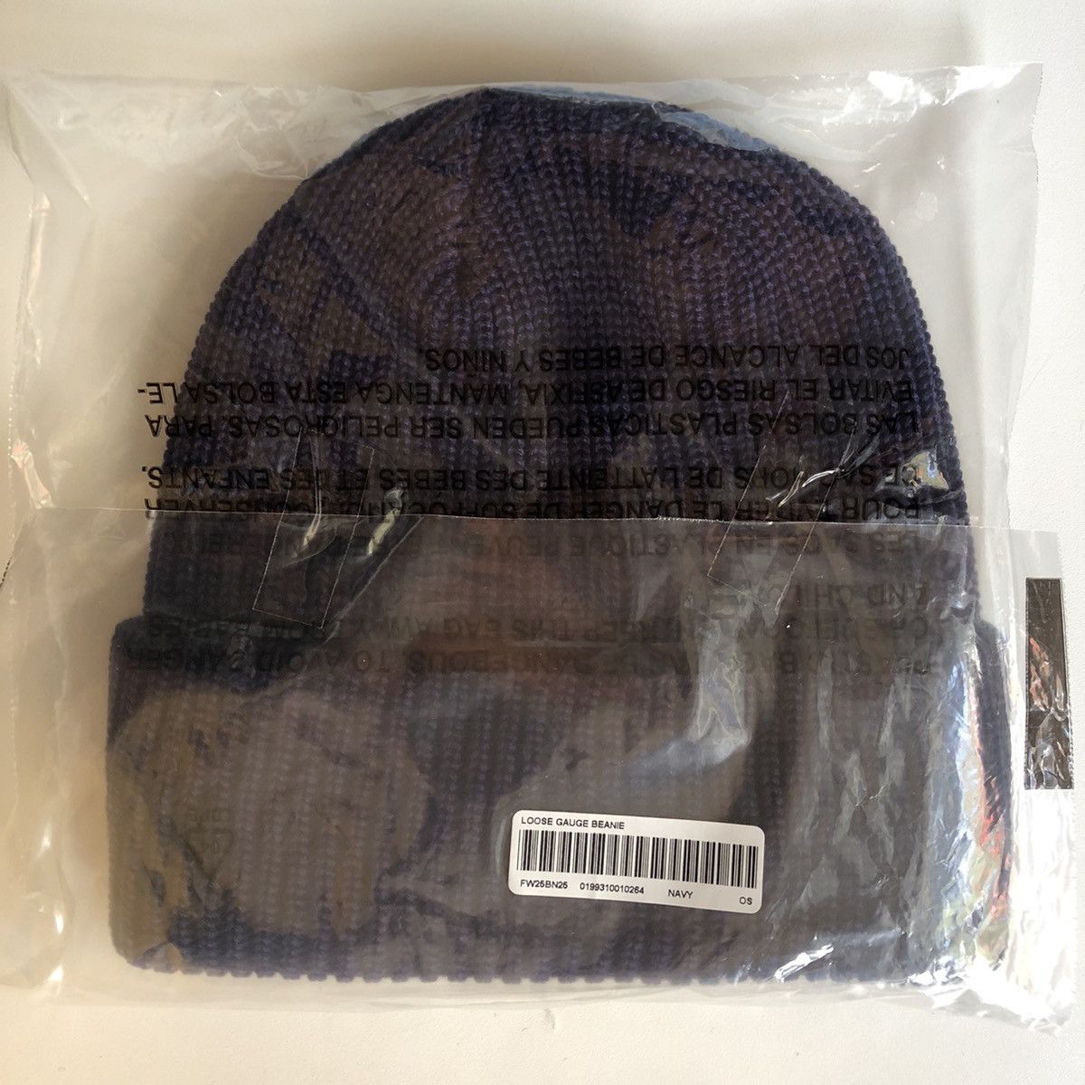 Supreme Supreme FW25 Loose Gauge Beanie NAVY Size ONE SIZE - 2 Thumbnail