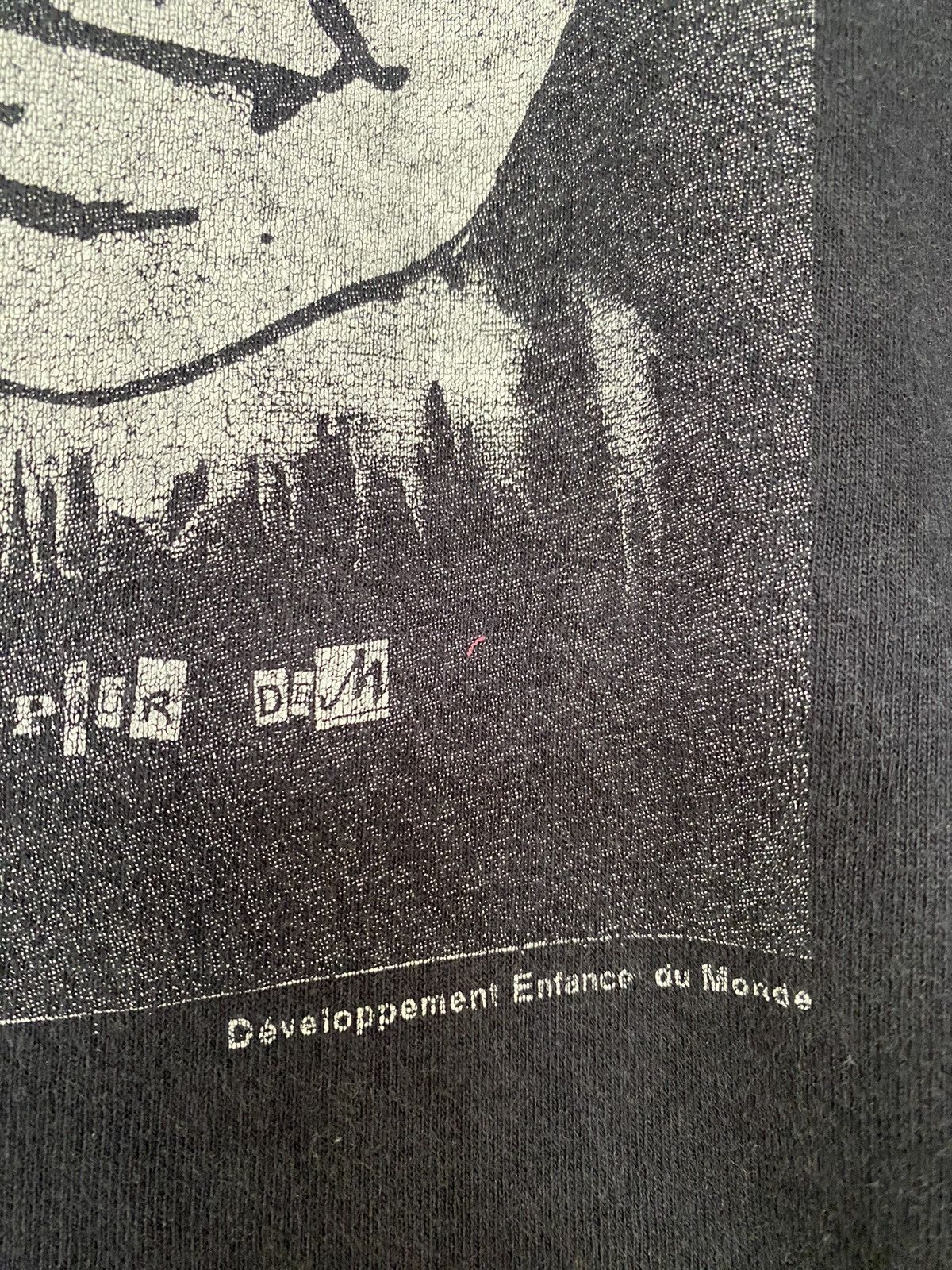 Designer × Japanese Brand × Ruffo Research 🔥Rare Developpement Enfance Du Monde tee by JEAN COLONNA Size US XS / EU 42 / 0 - 6 Thumbnail