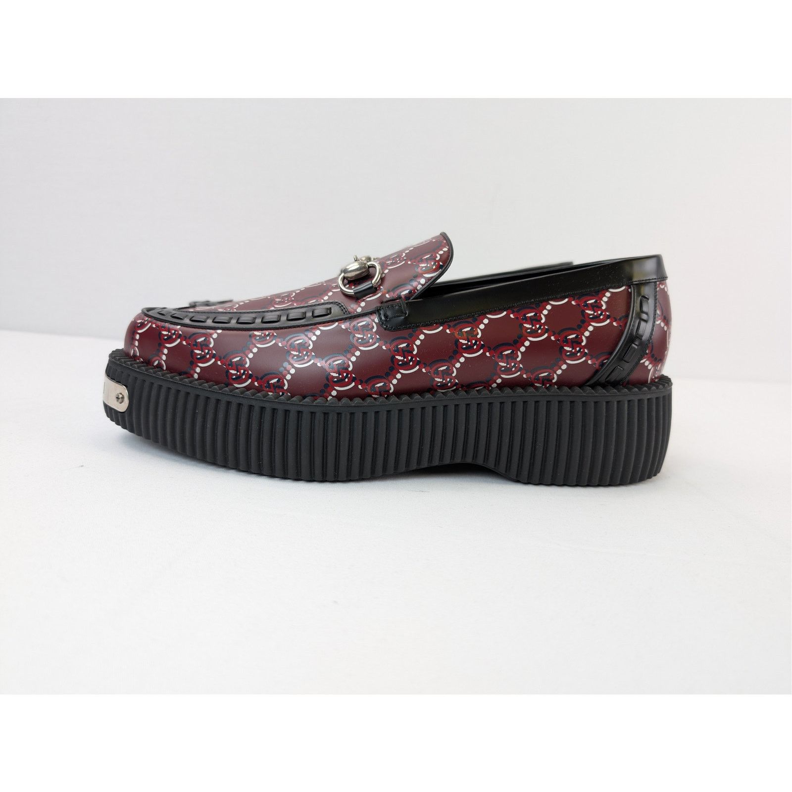 Gucci o1rshd1 Horsebit Creeper Loafer Boots with GG Shadow Size US 6.5 / EU 39-40 - 10 Thumbnail