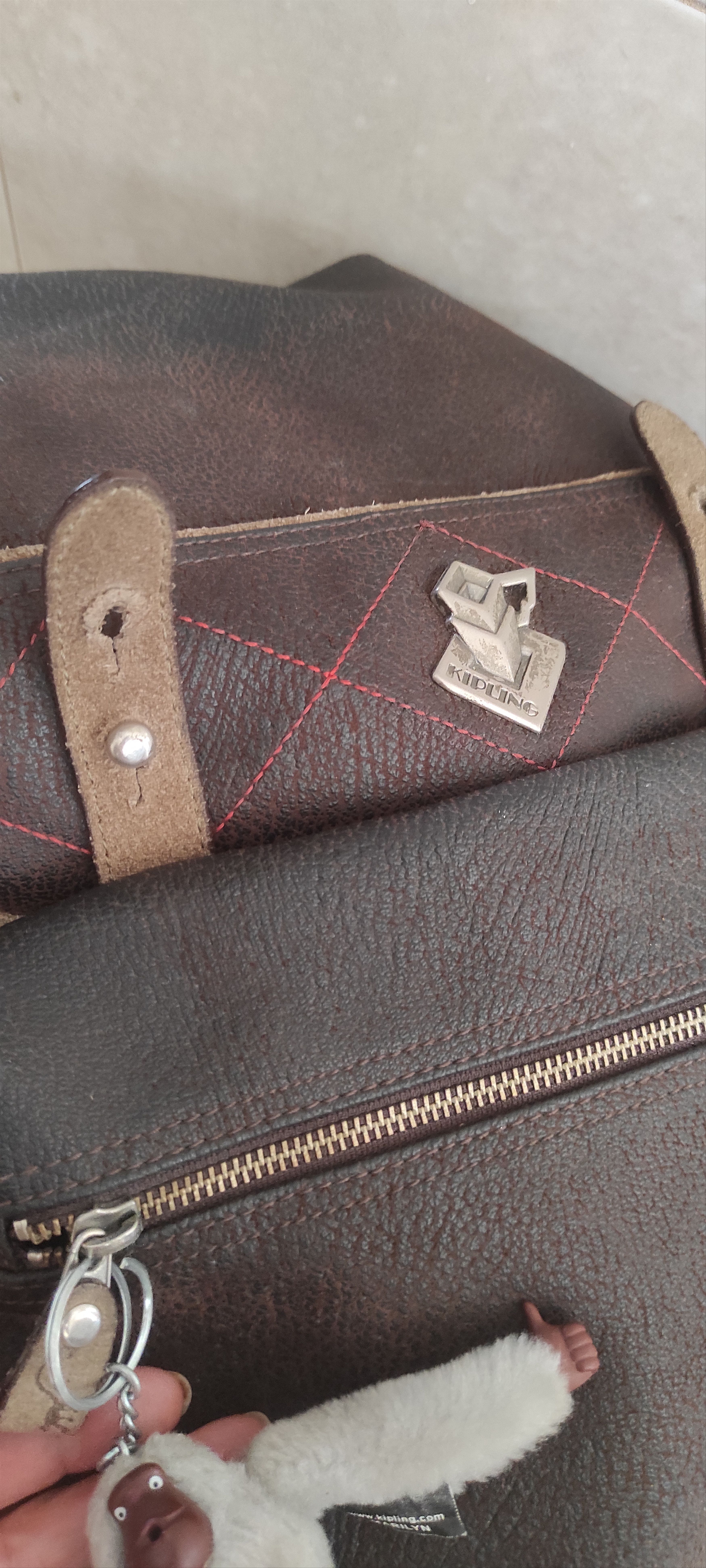 Other Kipling Leather Backpack Vintage Y2K 90s Rare Size ONE SIZE - 16 Thumbnail