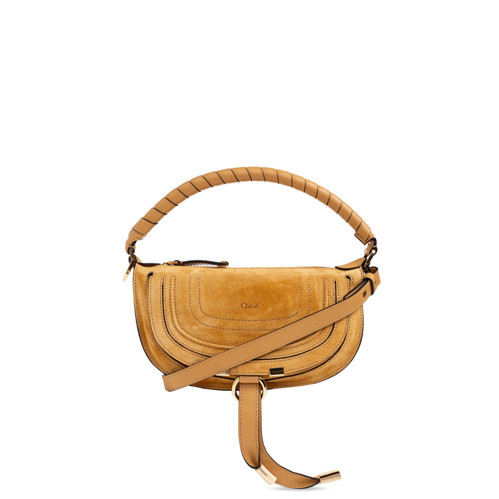 Chloe Chloe Mini Soft Orange Suede Shoulder Bag New & Authentic Size ONE SIZE - 1 Thumbnail