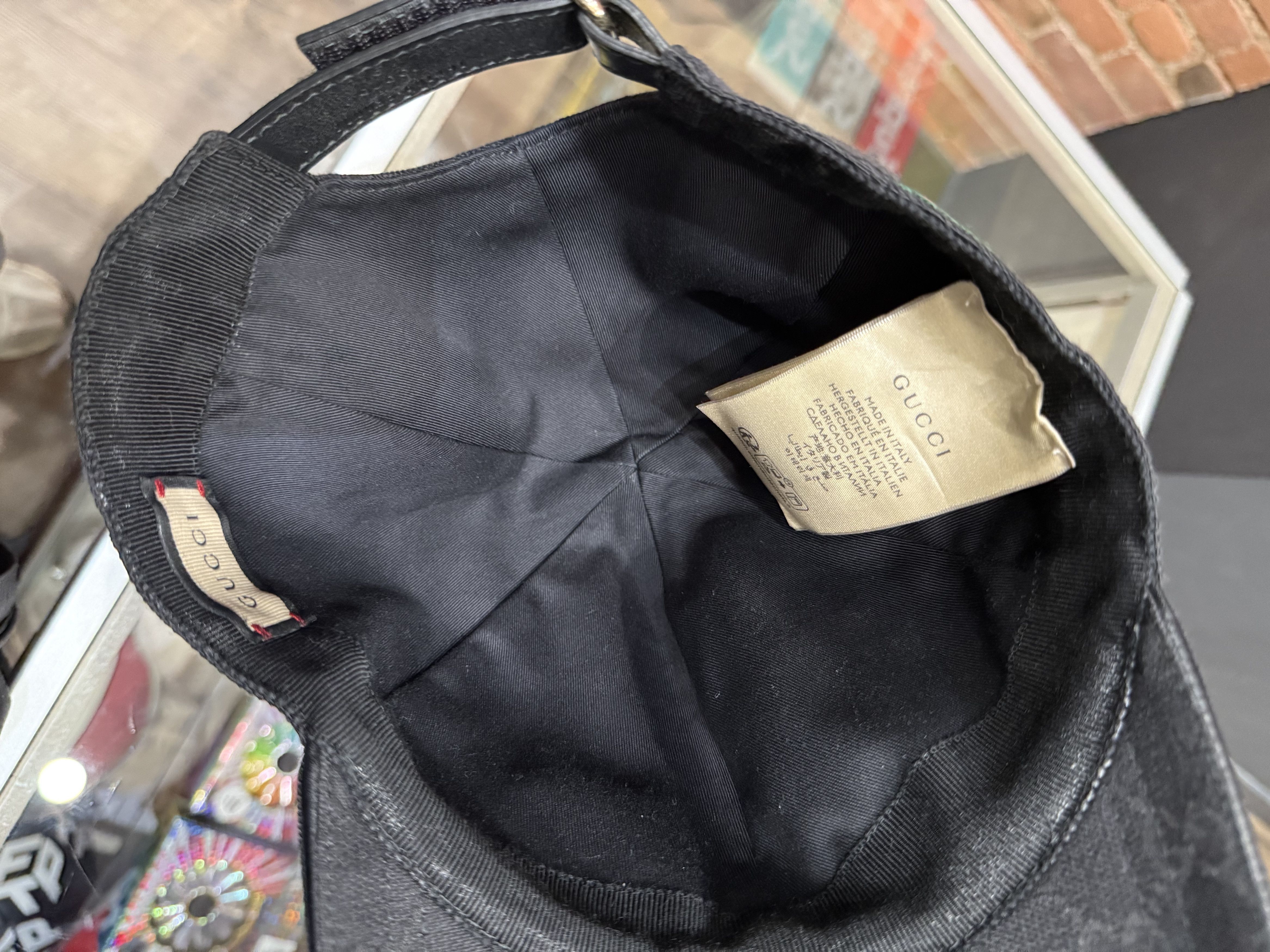 Gucci Gucci Monogram Stripe Hat Size ONE SIZE - 6 Thumbnail
