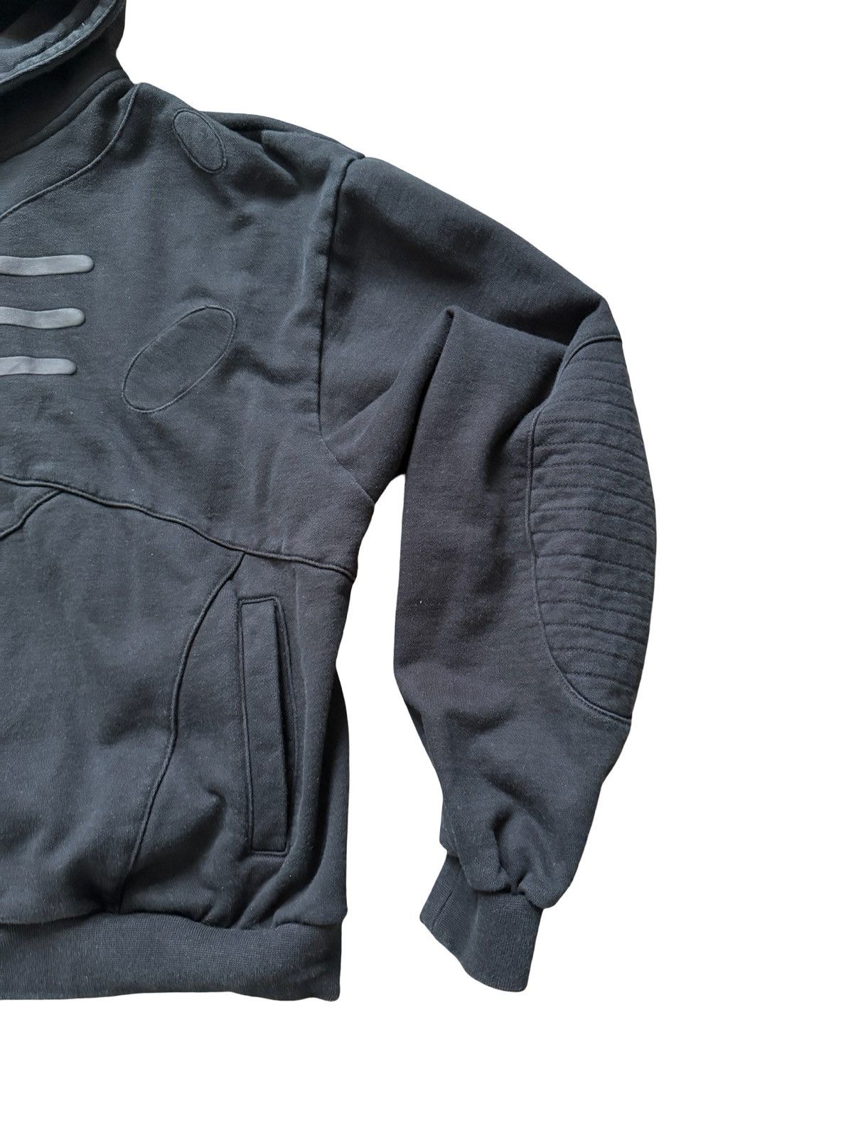 HIDDEN Hidden NY Hoodie Mens M Black Tactical Panel Graphic Sweater Size US M / EU 48-50 / 2 - 4 Thumbnail