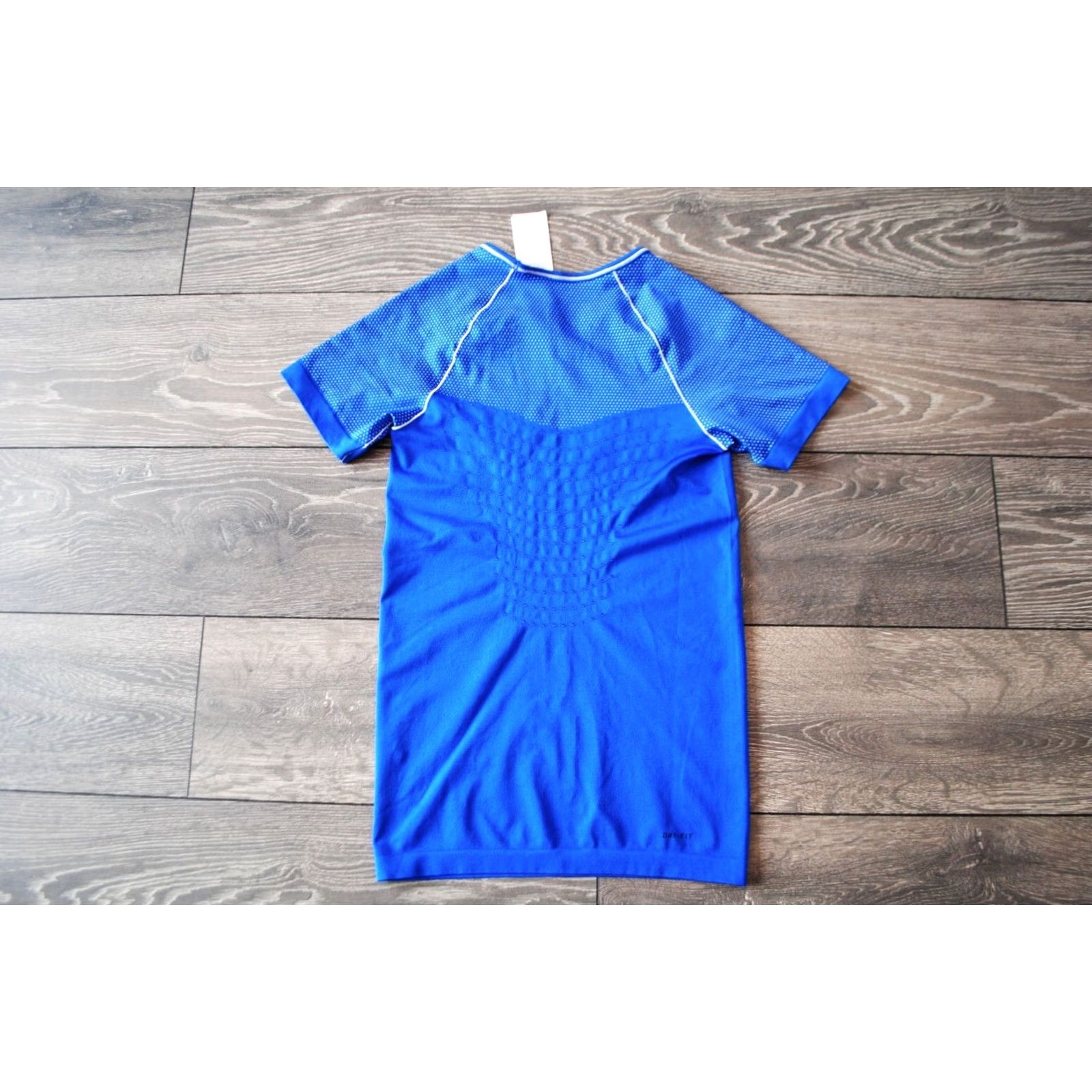 Nike WOMENS NIKE PRO HYPERCOOL LIMITLESS TRAINING TOP SHIRT JERSEY SIZE LARGE BLUE Size L / US 10 / IT 46 - 7 Thumbnail