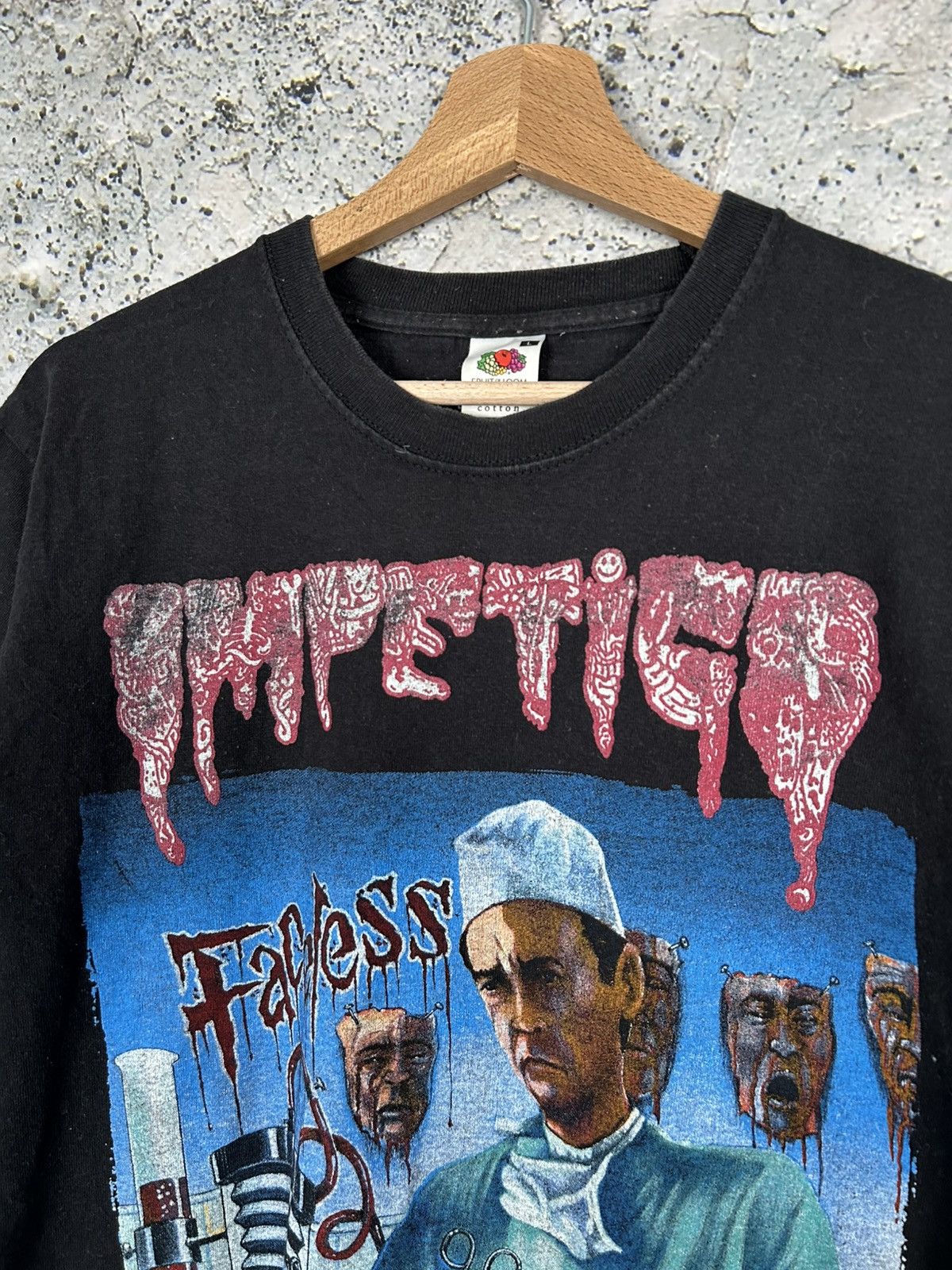 Band Tees Vintage Impetica Faceless 1999 Rock Band Tee Punk 90s Rare Size US L / EU 52-54 / 3 - 3 Thumbnail