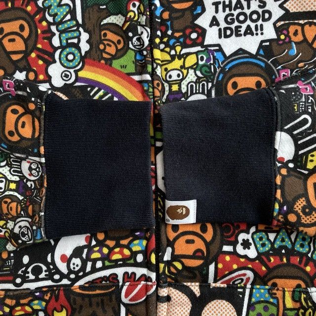 Bape BAPE Comic Milo & Lisa full zip hoodie a bathing ape Size US L / EU 52-54 / 3 - 7 Thumbnail