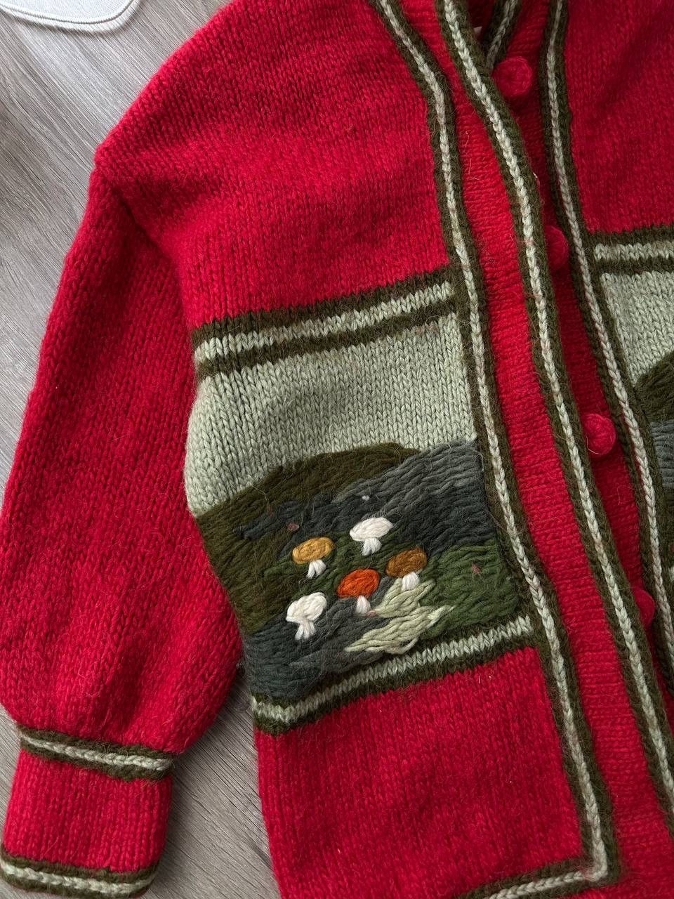 Japanese Brand × Vintage Vintage Dobsina Hand Knitted Icelandic Wool Cardigan Size US M / EU 48-50 / 2 - 9 Thumbnail