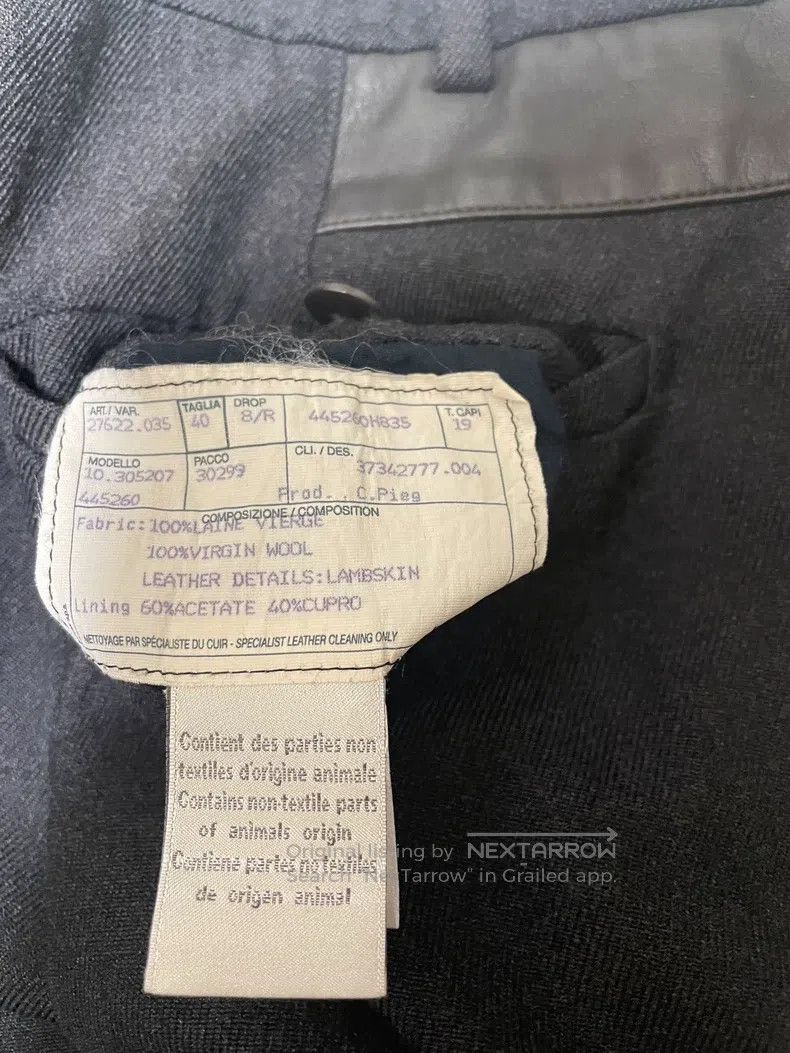 Hermes Hermes Men's casual wool pants (thick model) Size US 40 / EU 56 - 7 Thumbnail