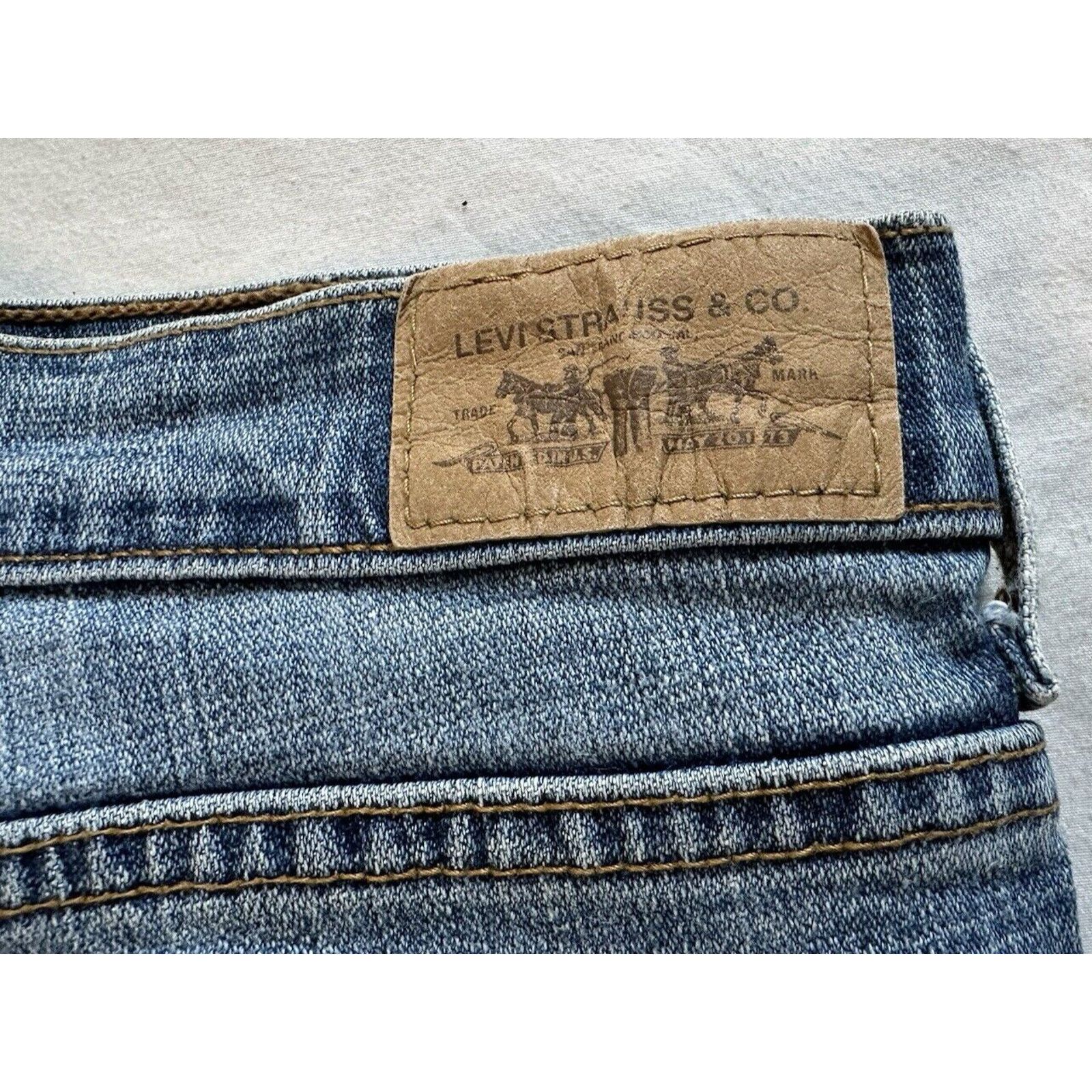 Levi's Levis 515 Boot Cut Blue Jeans Women's 12 short Normcore VTG Size 34" / US 12 / IT 48 - 2 Thumbnail