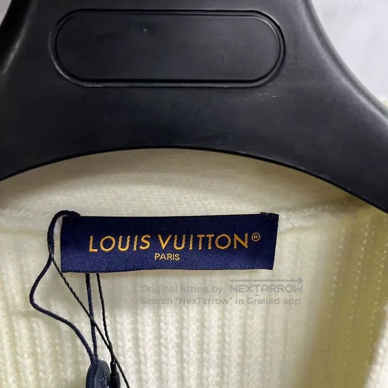 Louis Vuitton Louis Vuitton 26 New Graphic Single Breasted Cardigan V-Ne Size US L / EU 52-54 / 3 - 3 Thumbnail