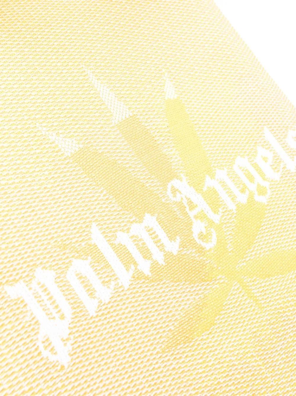 Palm Angels o1y0325 Size : OS / Logo Shoulder Bag in Yellow Size ONE SIZE - 3 Thumbnail