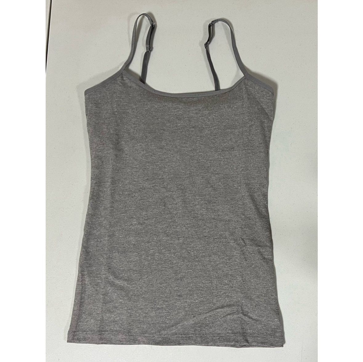 Sonoma SO Gray Grey Cami Shelf-Bra Camisole Tank Top Shirt Size XS🩶 Size XS / US 0-2 / IT 36-38 - 2 Thumbnail