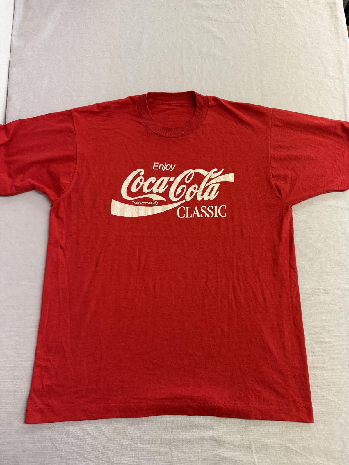 Other Vintage Enjoy Coca Cola Classic T-shirt 80s Single Stitch L Size US L / EU 52-54 / 3 - 1 Thumbnail