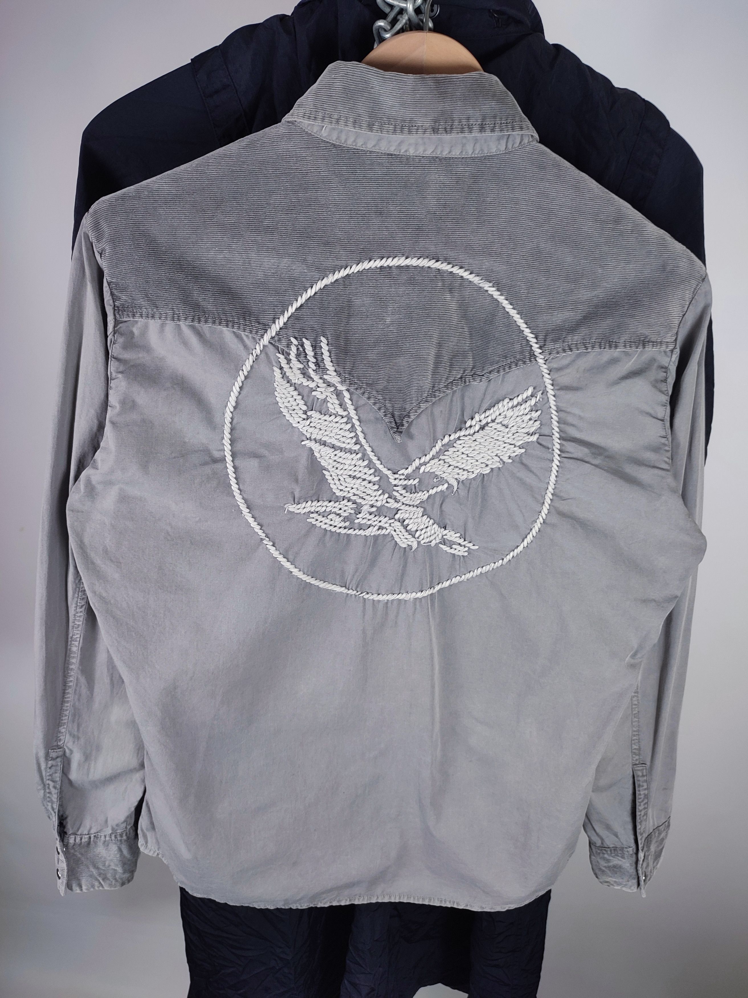 Diesel Diesel Corduroy Embroidered Eagle Shirt Size US L / EU 52-54 / 3 - 12 Thumbnail