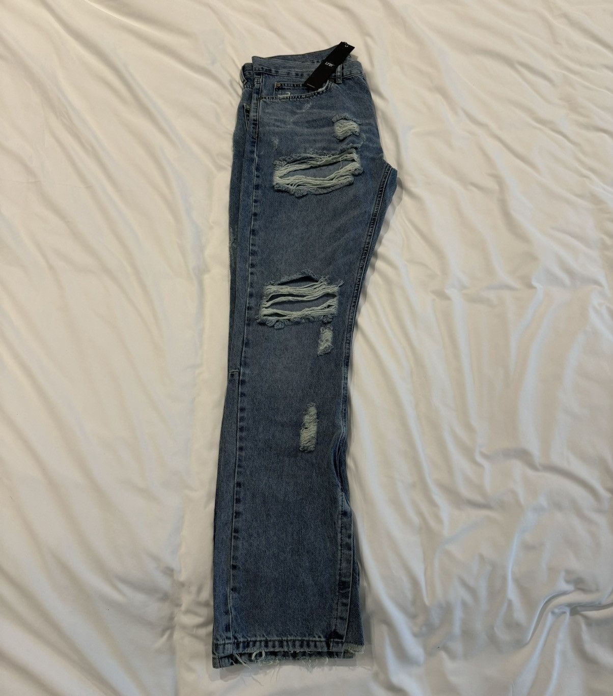 LFDY LFDY - DISTRESSED FLARED DENIM Size US 34 / EU 50 - 1 Thumbnail