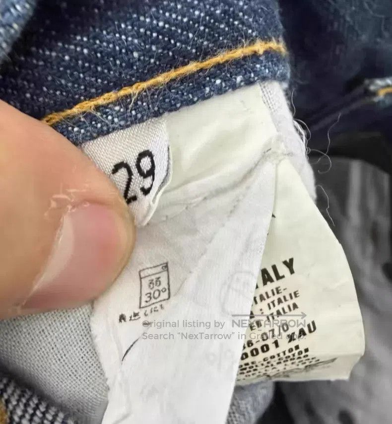 Helmut Lang Helmut Lang Raw denim jeans Size 29" - 7 Thumbnail