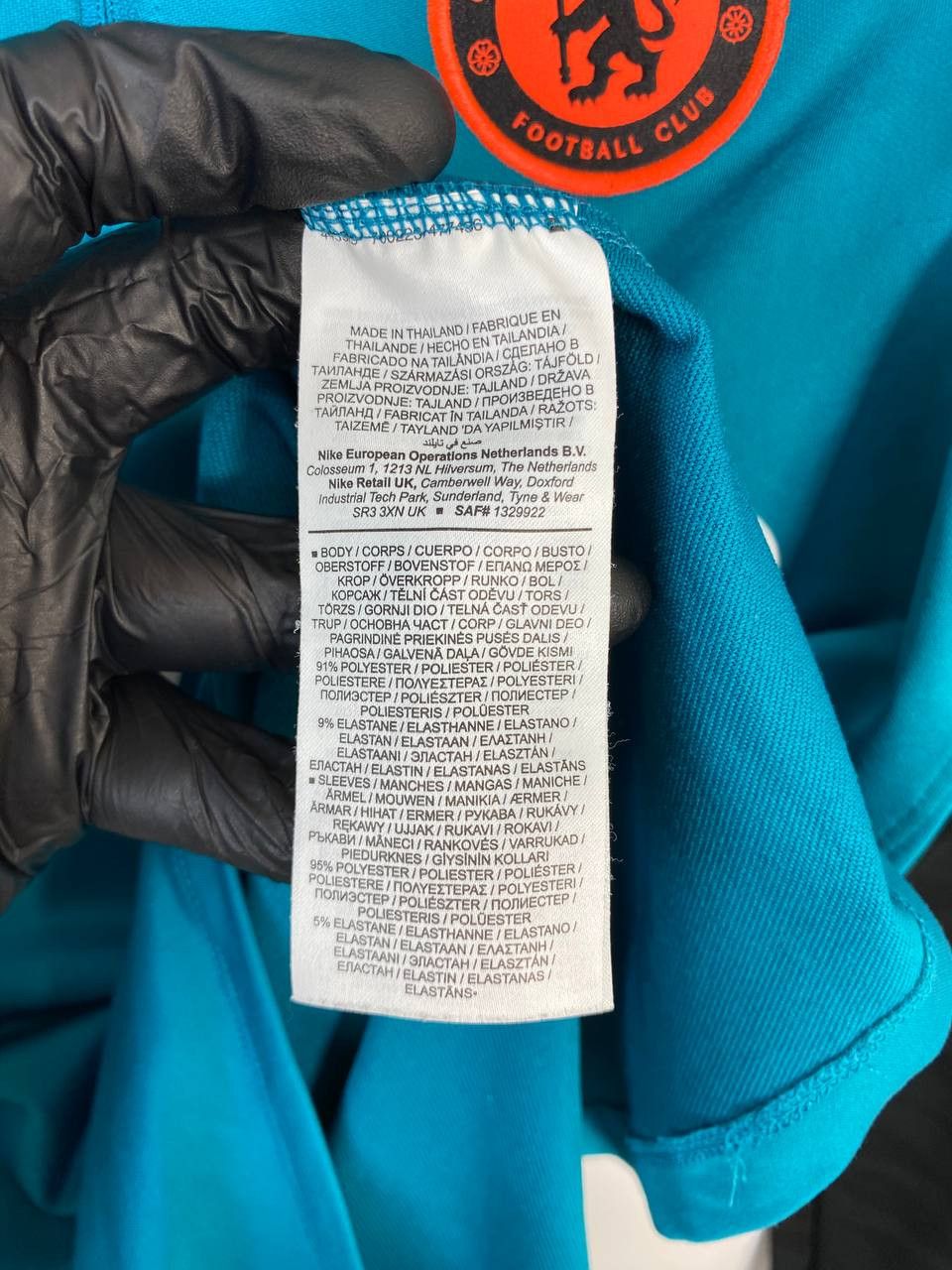 Nike CHELSEA 2021 2022 FOOTBALL DRILL TOP SOCCER JACKET TOP ZIP Size US XS / EU 42 / 0 - 7 Thumbnail