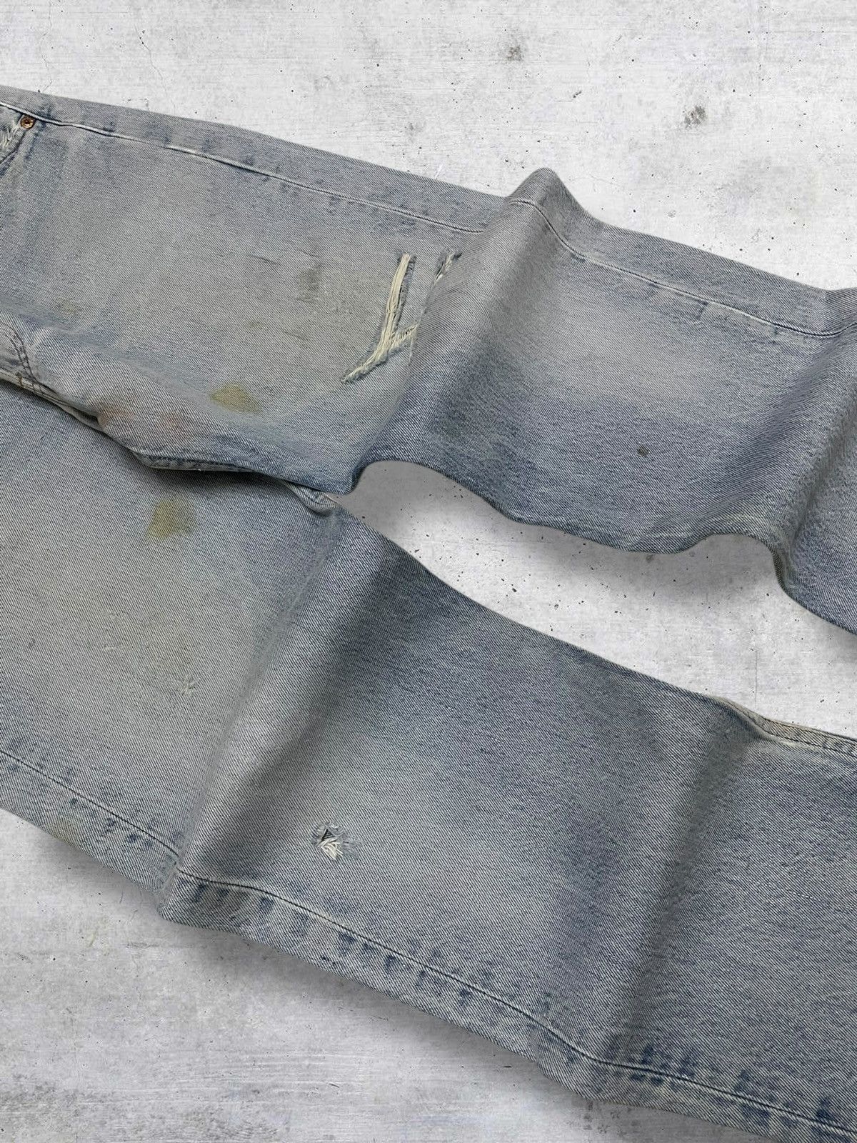 Levi's Vintage Clothing VINTAGE 501 LEVIS OG 90S DISTRESSED MUDWWASH STYLE DENIM Size US 34 / EU 50 - 6 Thumbnail