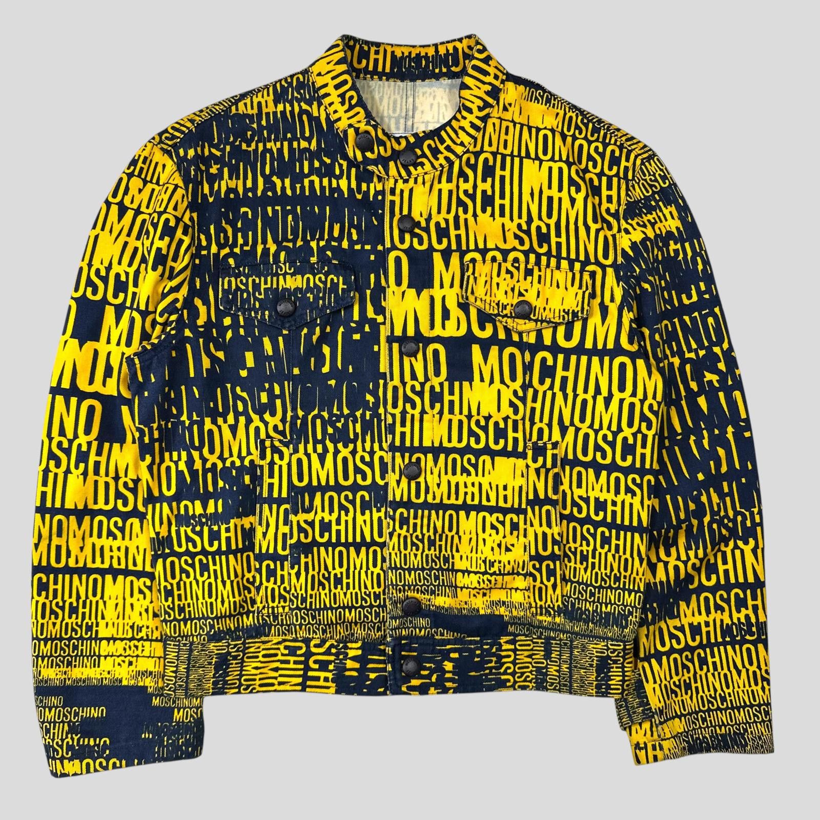Moschino Moschino Jeans 1996 Crazy Print Cotton Jacket - IT48 (S/M) Size US M / EU 48-50 / 2 - 1 Thumbnail