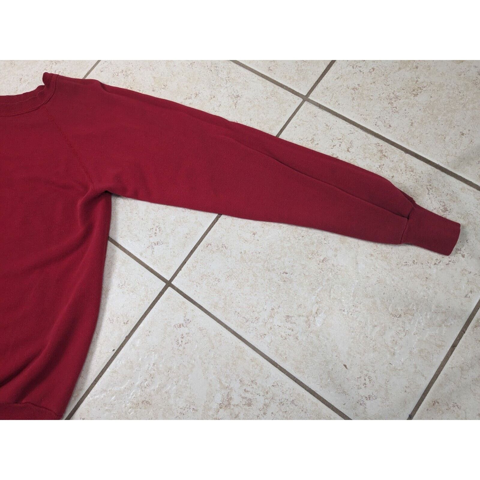 Hanes Vtg Sweatshirt Pannill Hanes Red Raglan Crewneck USA Blank Size US XL / EU 56 / 4 - 4 Thumbnail