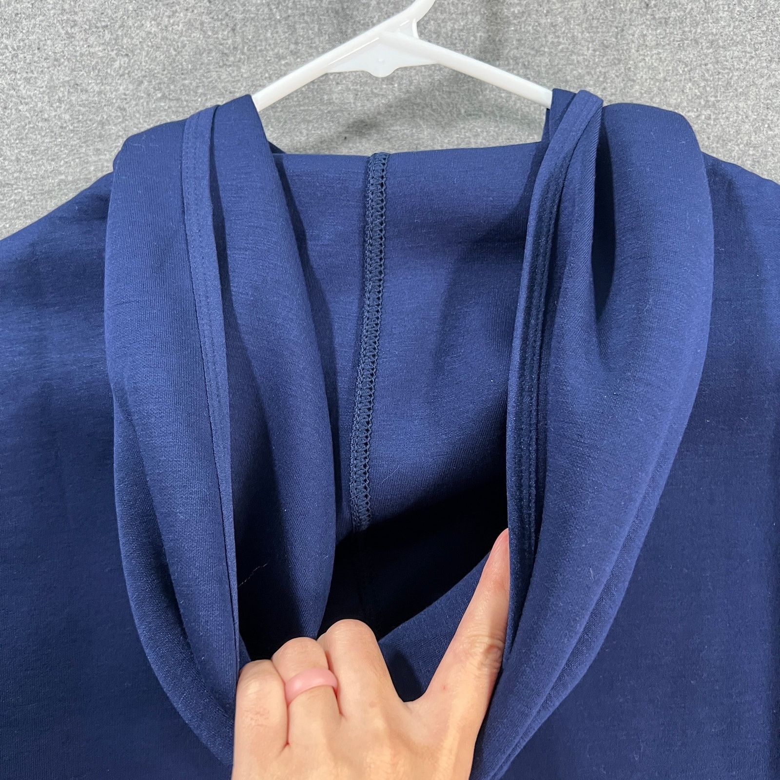 Other zuda Zip Front Hooded Scuba Knit Vest Navy Size X-Large Size XL / US 12-14 / IT 48-50 - 10 Thumbnail