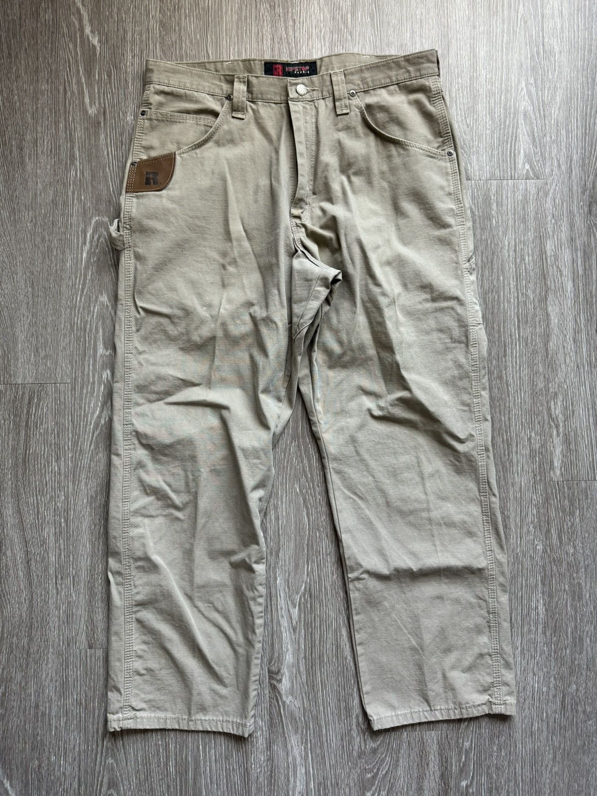 Vintage × Wrangler Wrangler Riggs Carpenter Pants Ripstop Size US 36 / EU 52 - 2 Thumbnail