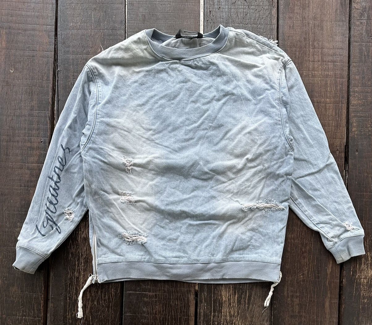 Zara Zara Man Distressed Denim Size US L / EU 52-54 / 3 - 1 Thumbnail