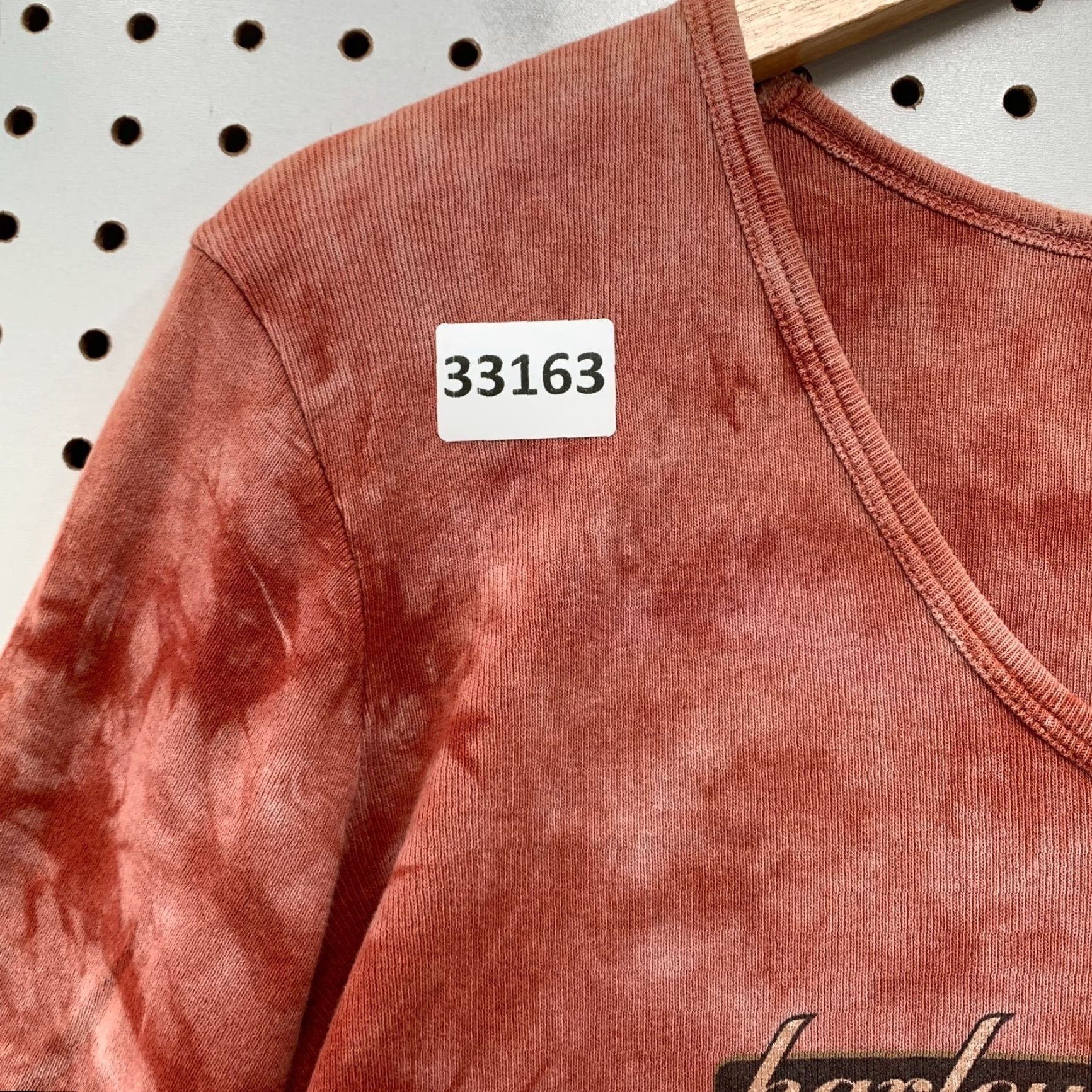 Harley Davidson VINTAGE Harley-Davidson Motorcycle Top Womens L Red Cropped 3/4 Sleeve V-Neck 20x19.5 Womens Mens Size L / US 10 / IT 46 - 7 Thumbnail