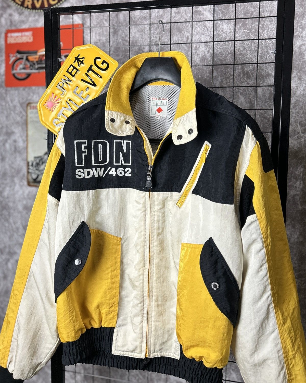 Japanese Brand × Vintage (RARE ✨) Nankai buhin Japan 90s Vintage Racing bomber Jacket Size US L / EU 52-54 / 3 - 5 Thumbnail