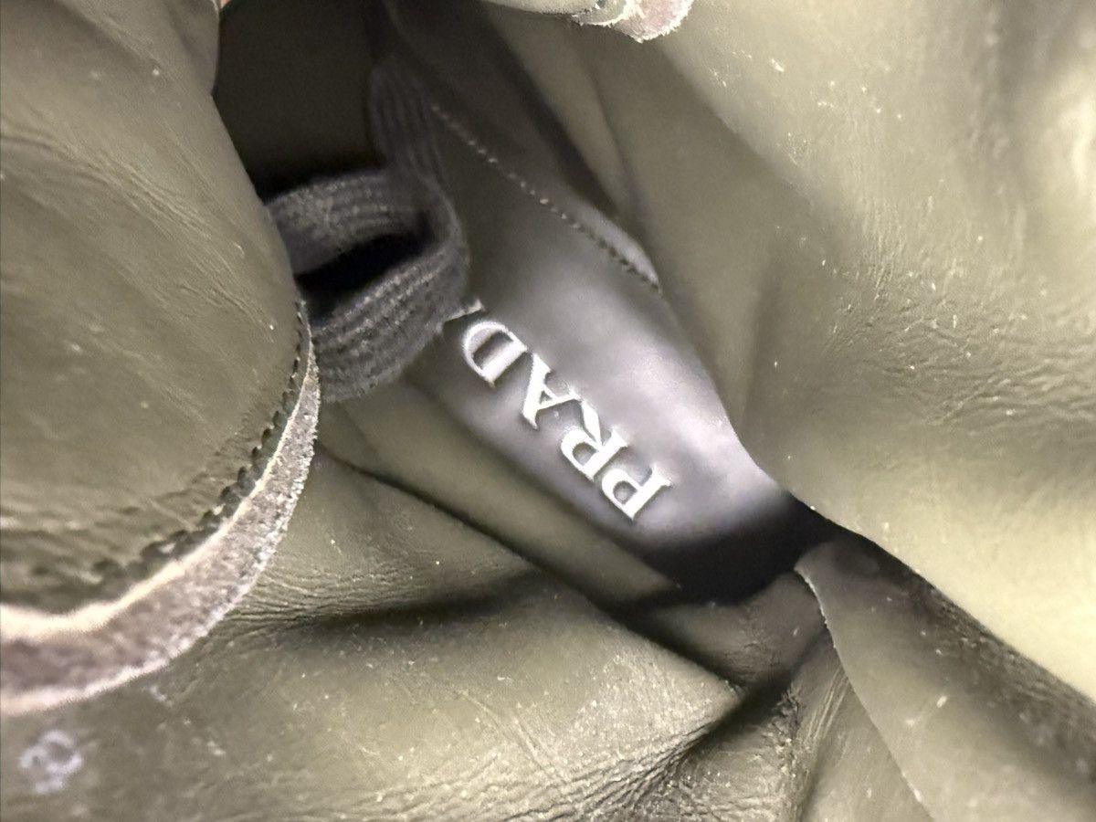 Prada Prada Monolith Combat Boot Olive Green Men’s US 10.5 w/Pouch Size US 10.5 / EU 43-44 - 10 Thumbnail