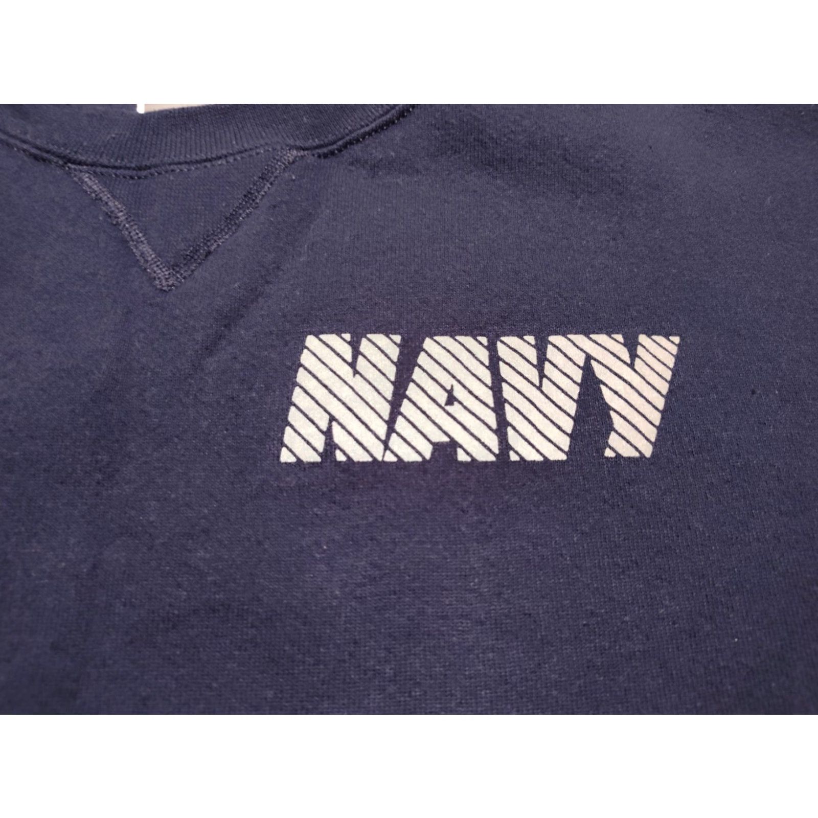 Soffe Vintage U.S. Navy Originals Men's Crewneck Sweatshirt 2XL Navy Blue Graphic Print Pullover Regular Long Sleeve USA EUC Size US XXL / EU 58 / 5 - 5 Thumbnail