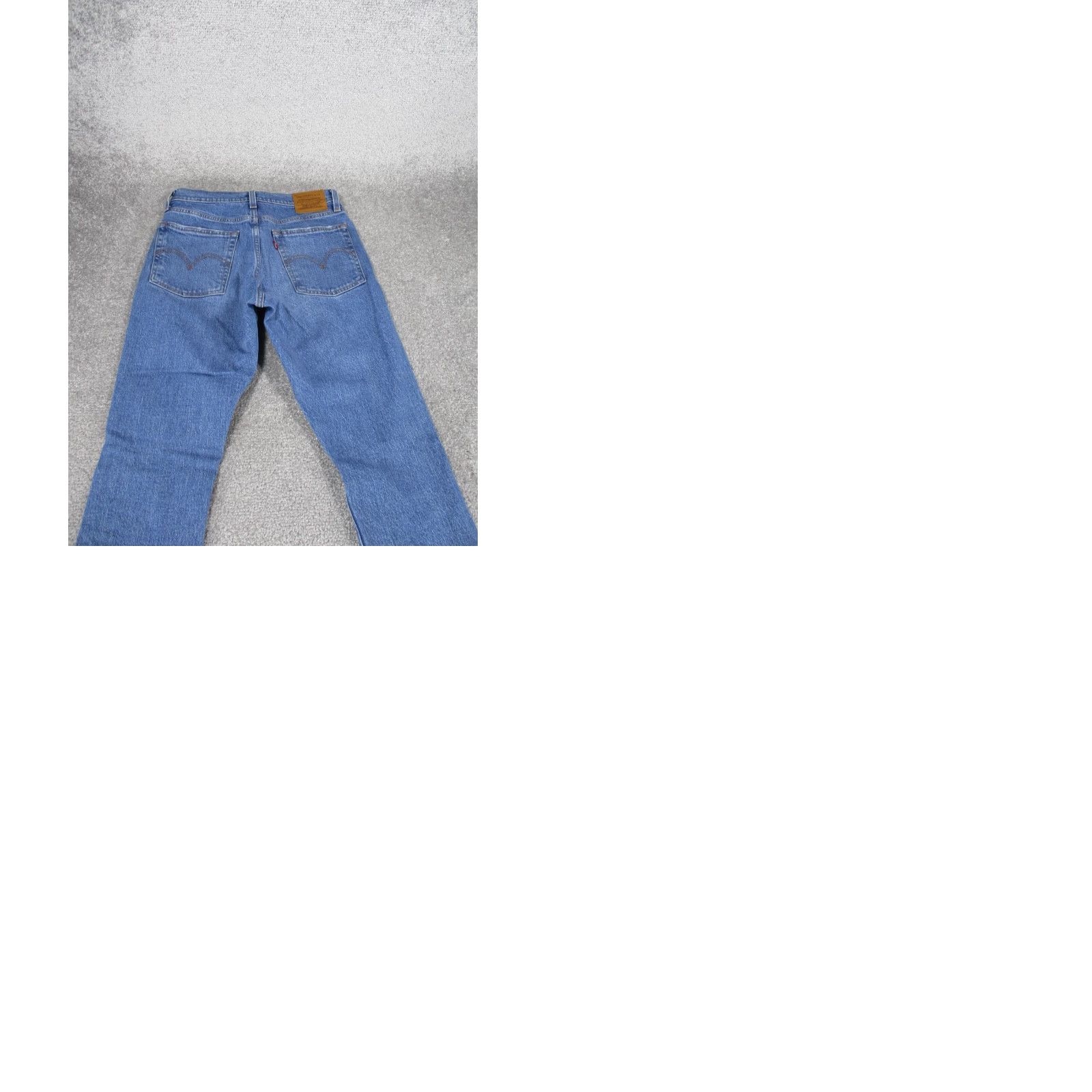 Levi's Levi's Wedgie Jeans Womens 26 Medium Blue Denim Button Fly Ripped Jeans Size 26" / US 2 / IT 38 - 9 Thumbnail