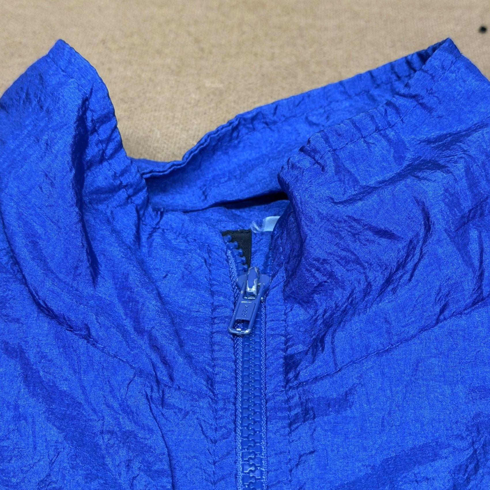 Sean John Sean John Jacket Mens XL Blue Nylon Windbreaker Full Zip Striped SJ Logo וד Size US XL / EU 56 / 4 - 5 Thumbnail