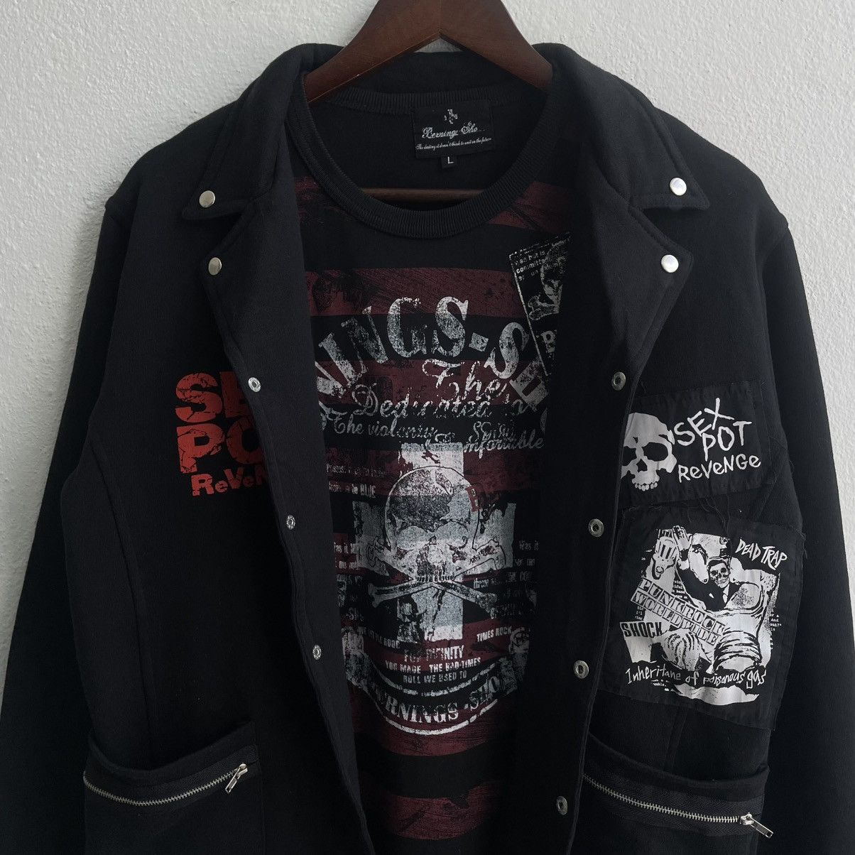 Sex Pot ReVeNGe Sex Pot Revenge "Pussycat Punk Style Patches" Jacket Size US M / EU 48-50 / 2 - 2 Thumbnail