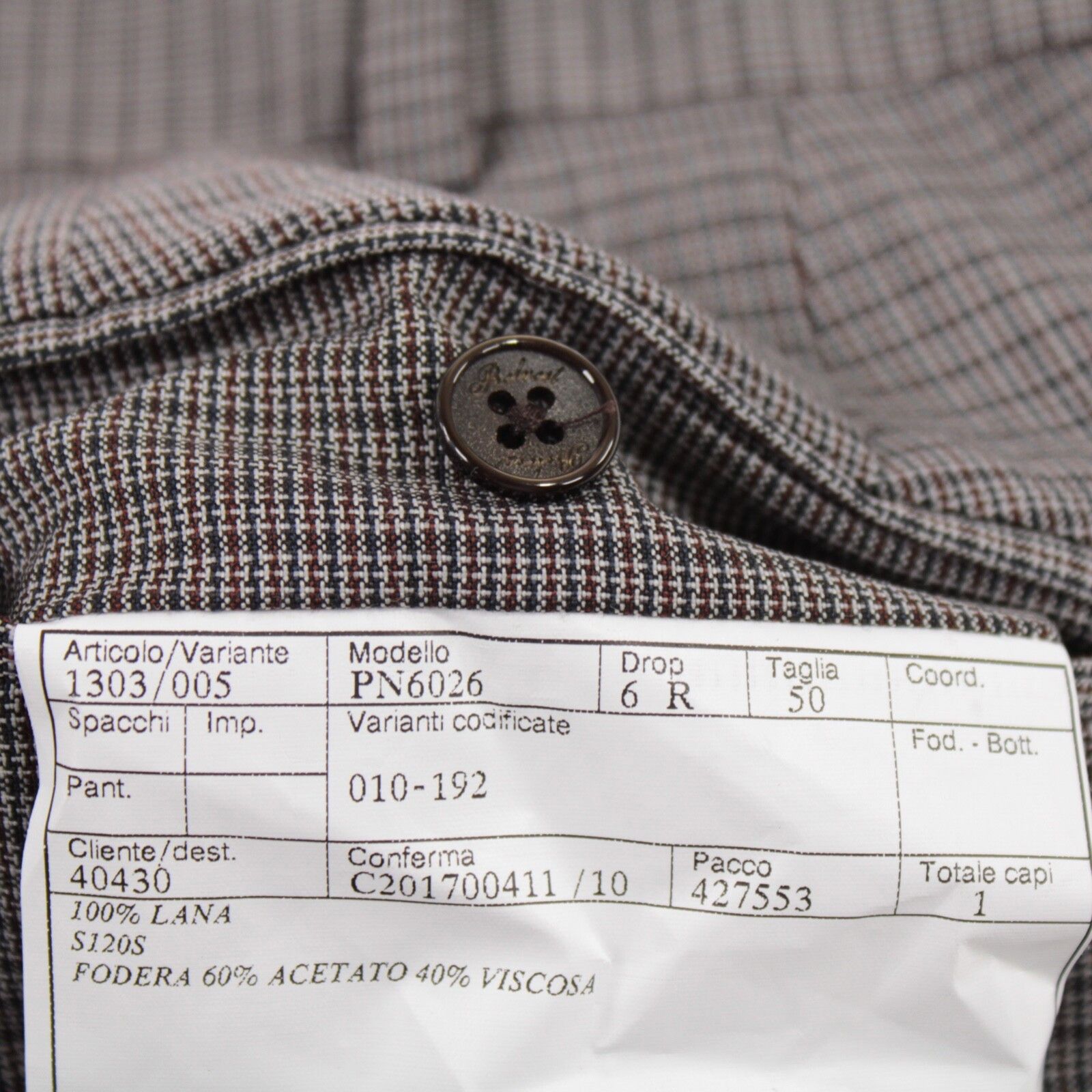 Belvest Belvest New with tags Dress Pants Size 34 US In Brown Size US 34 / EU 50 - 6 Thumbnail