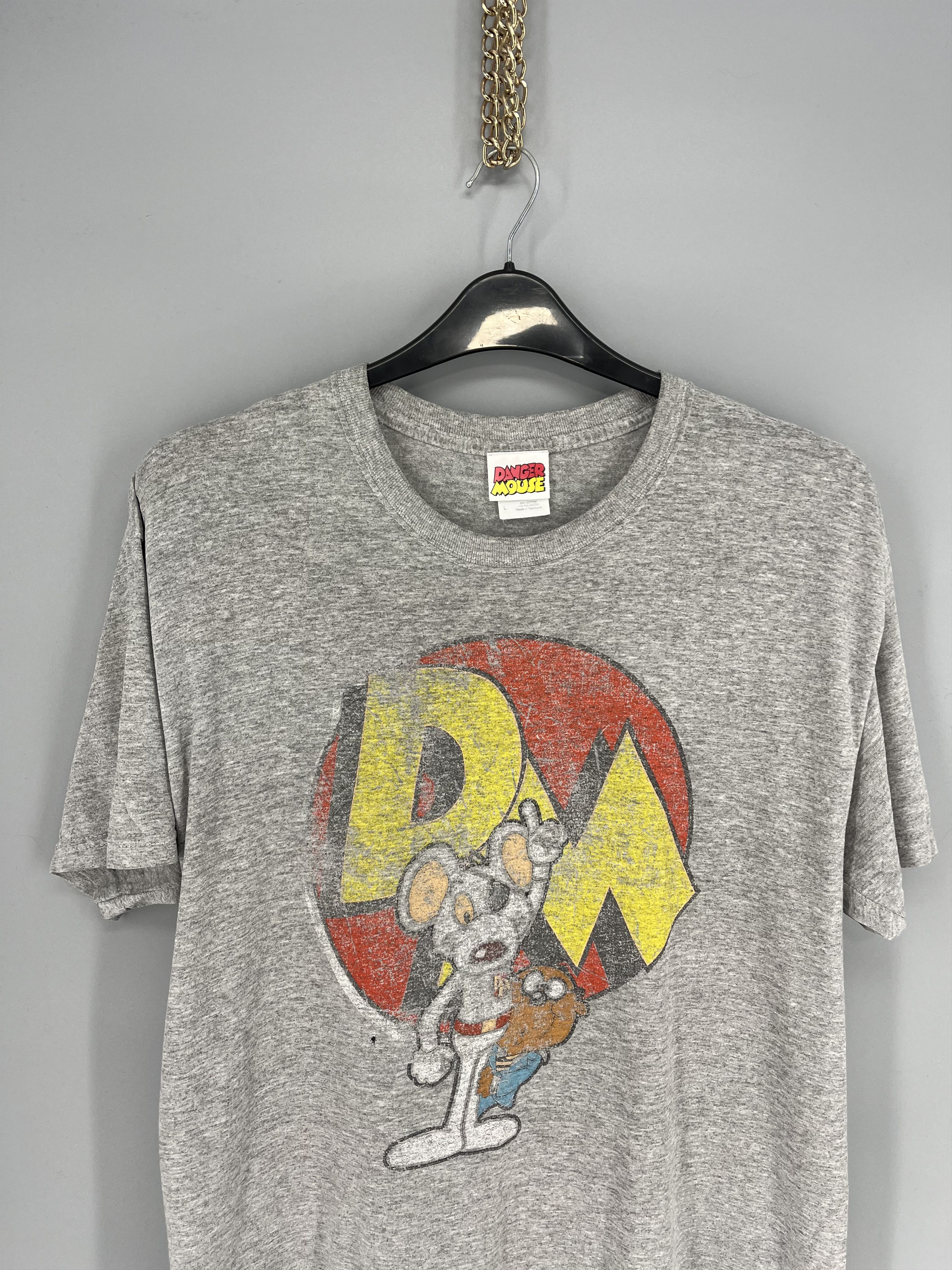 Cartoon Network Vintage Y2K DANGER MOUSE Humor tee streetwear style Size US L / EU 52-54 / 3 - 6 Thumbnail