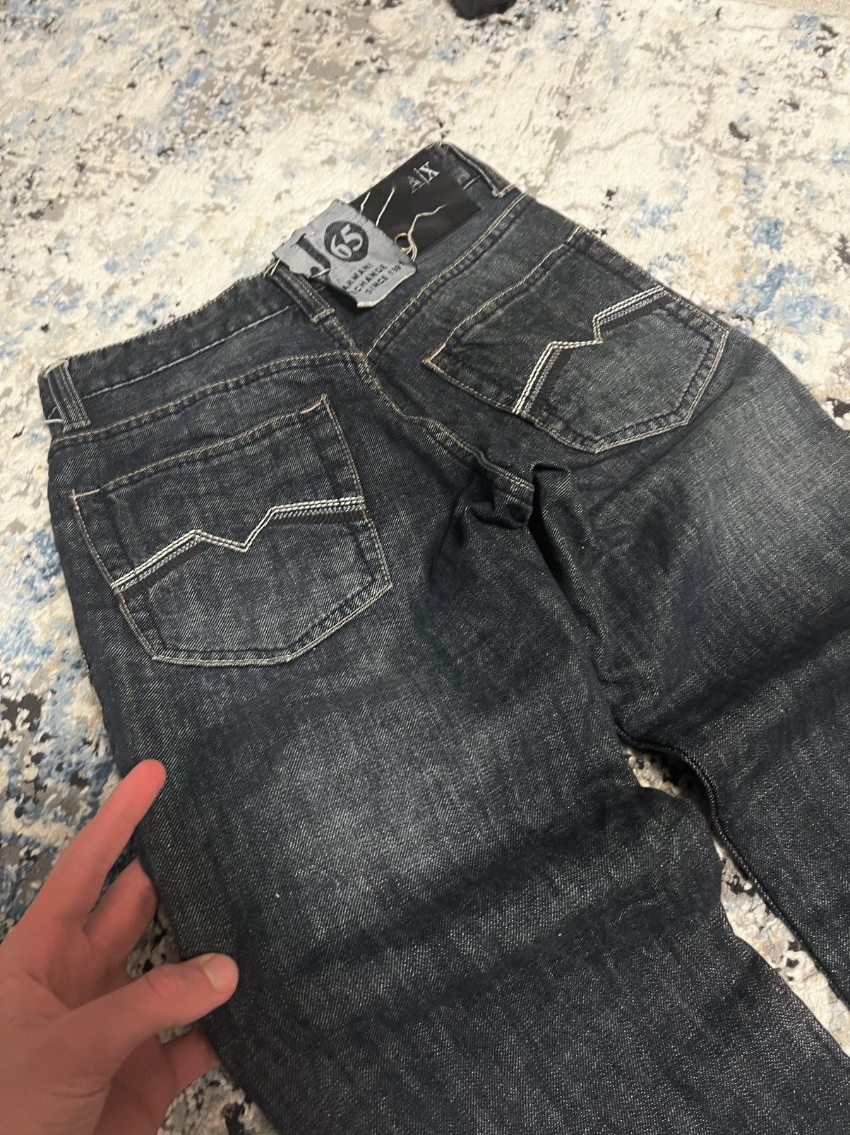Emporio Armani Vintage Japanese flared denim jeans indi style Size US 28 / EU 44 - 8 Thumbnail
