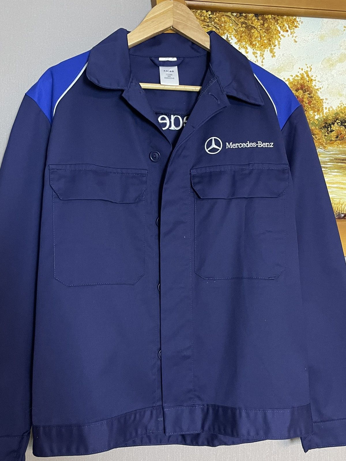 Crazy Vintage Mercedes Benz Service Workwear Jacket Detroit