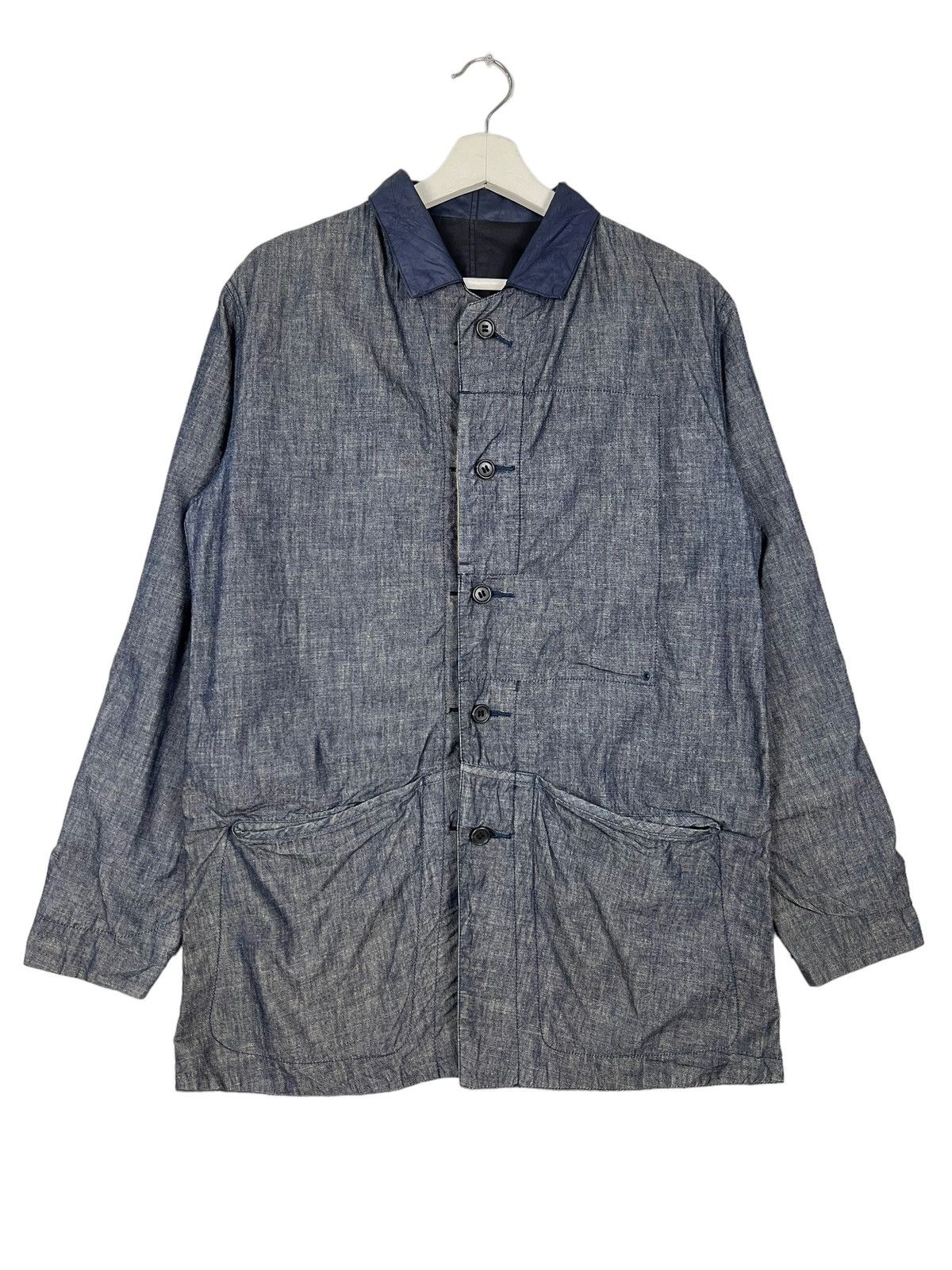 Beauty Beast 🔥 MOTEL BEAUTY BEAST REVERSIBLE DENIM CHORE JACKET Size US M / EU 48-50 / 2 - 1 Thumbnail