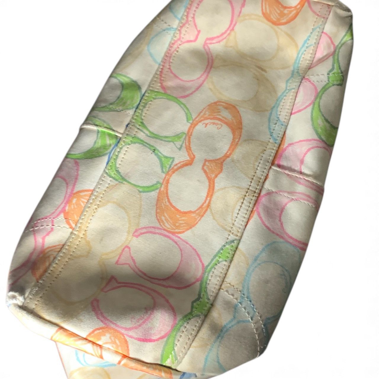 Coach Coach Multicolored Hand Tote (item#b157) Size ONE SIZE - 5 Thumbnail