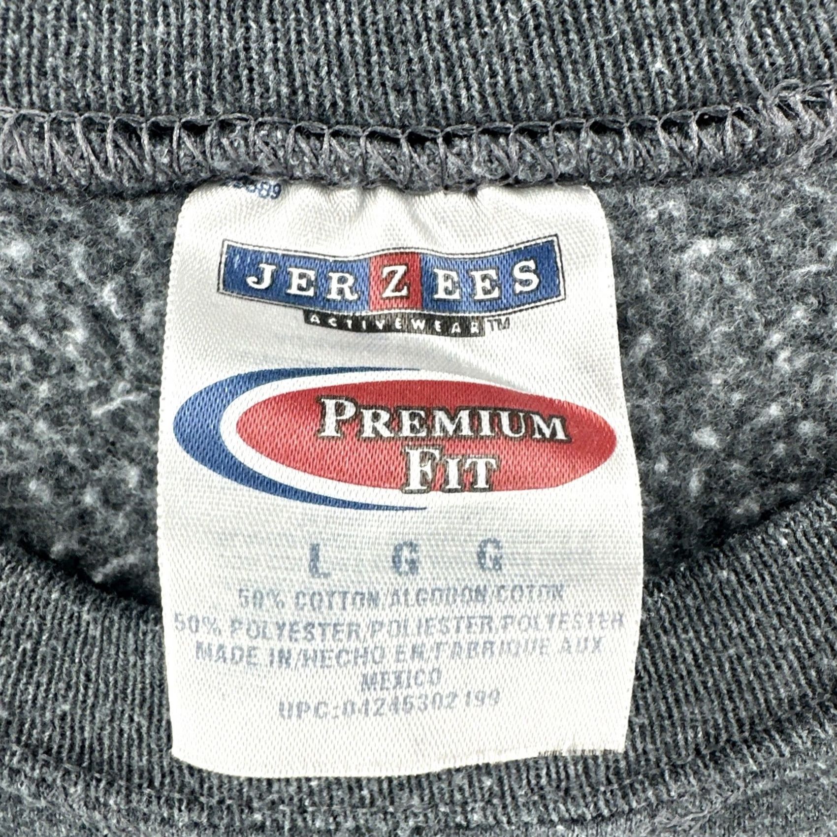 Jerzees VINTAGE Jerzees Premium Fit Adult L Solid Gray Crew Neck Boxy Sweatshirt Y2K 90s Unisex Mens Womens Shirt Hoodie? Size US L / EU 52-54 / 3 - 6 Thumbnail