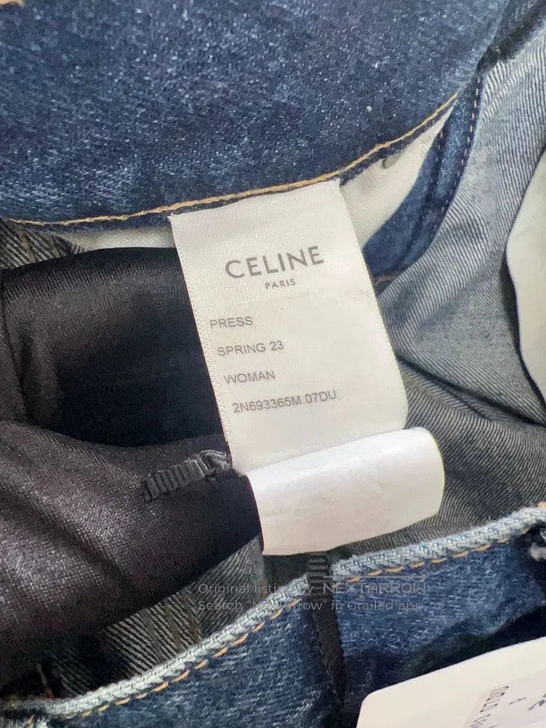 Celine Celine Washed Low-Rise Flare Jeans - dmc. Size US 26 / EU 42 - 5 Thumbnail